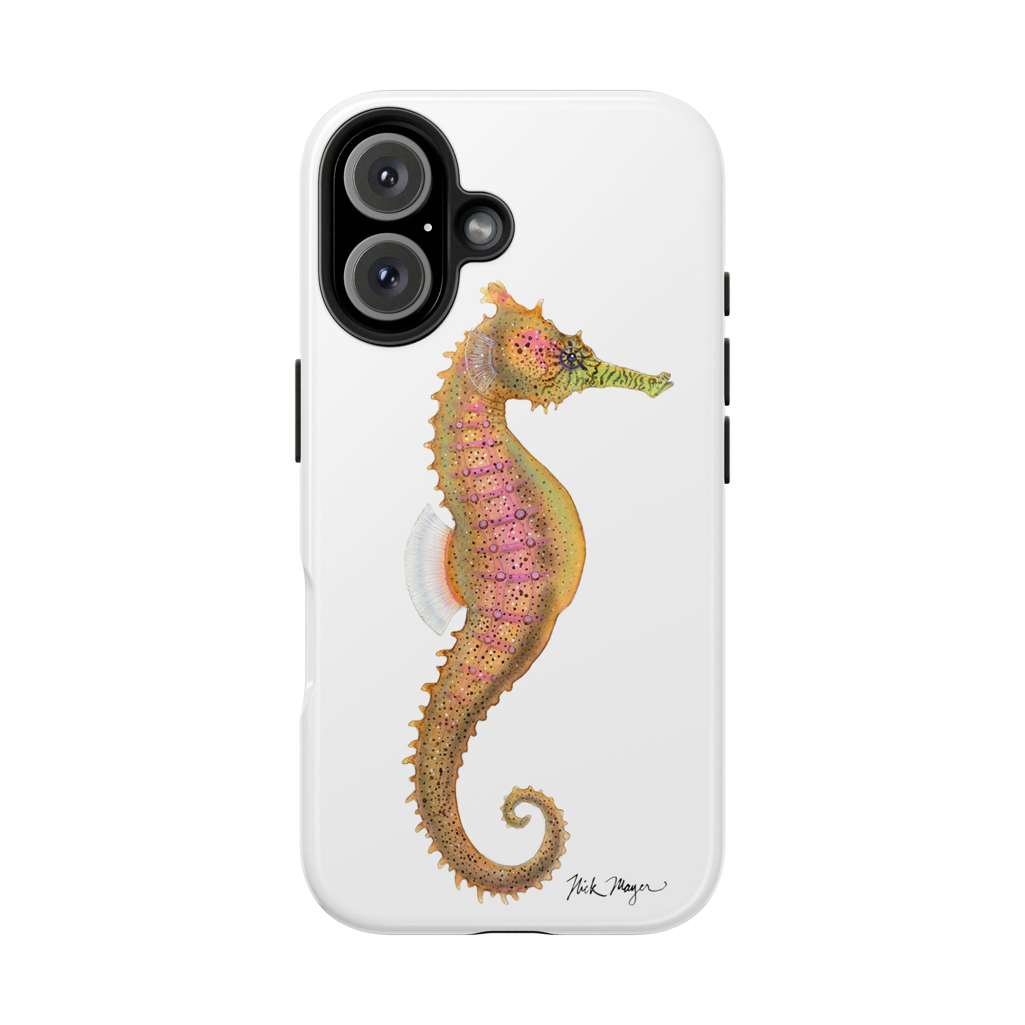 Pink Seahorse Phone Case (iPhone)