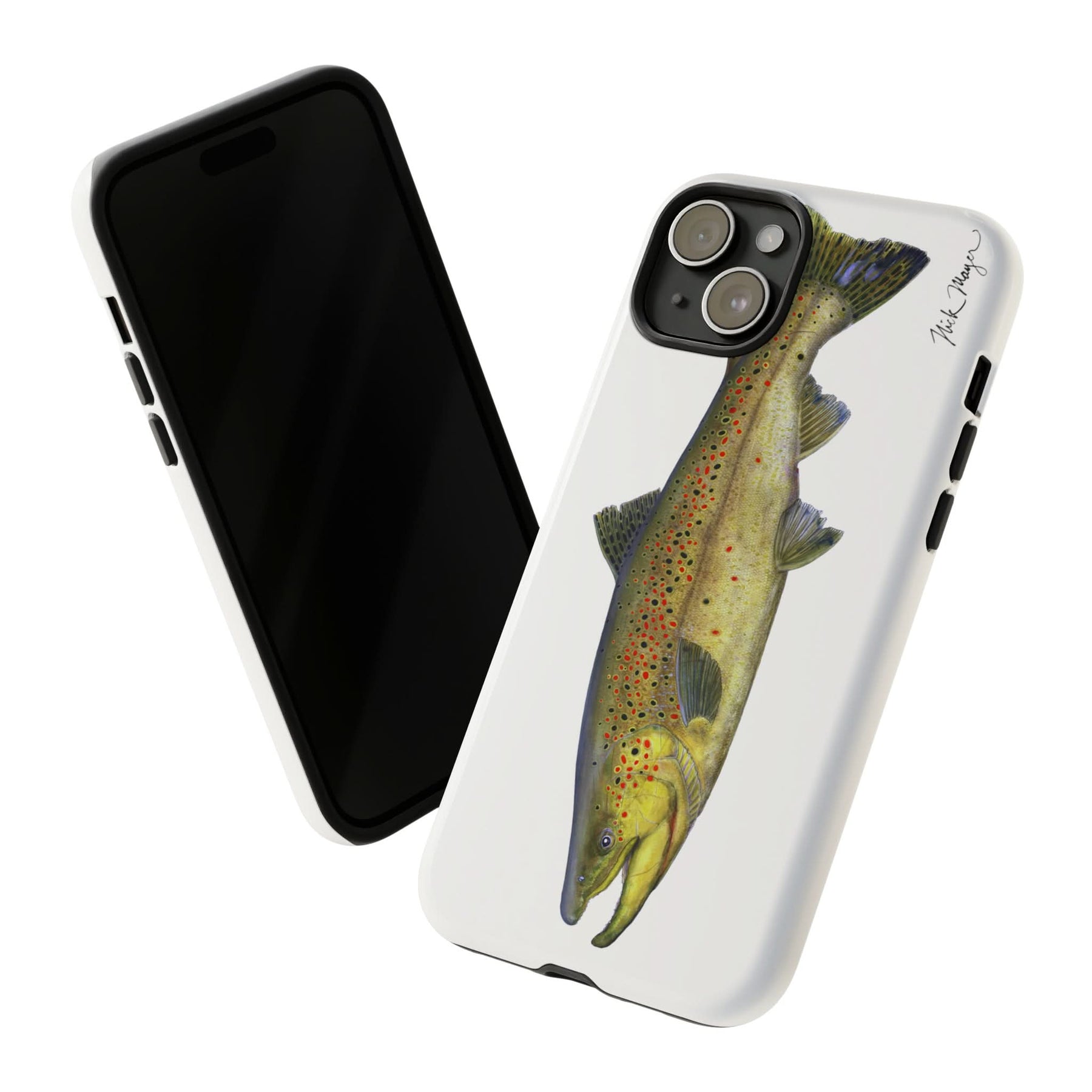 Brown Trout iPhone 15 Case