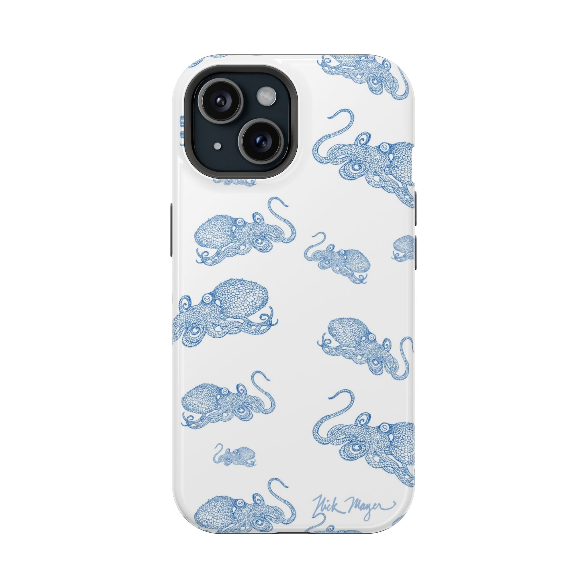 Blue Octopus 2 MagSafe iPhone Case