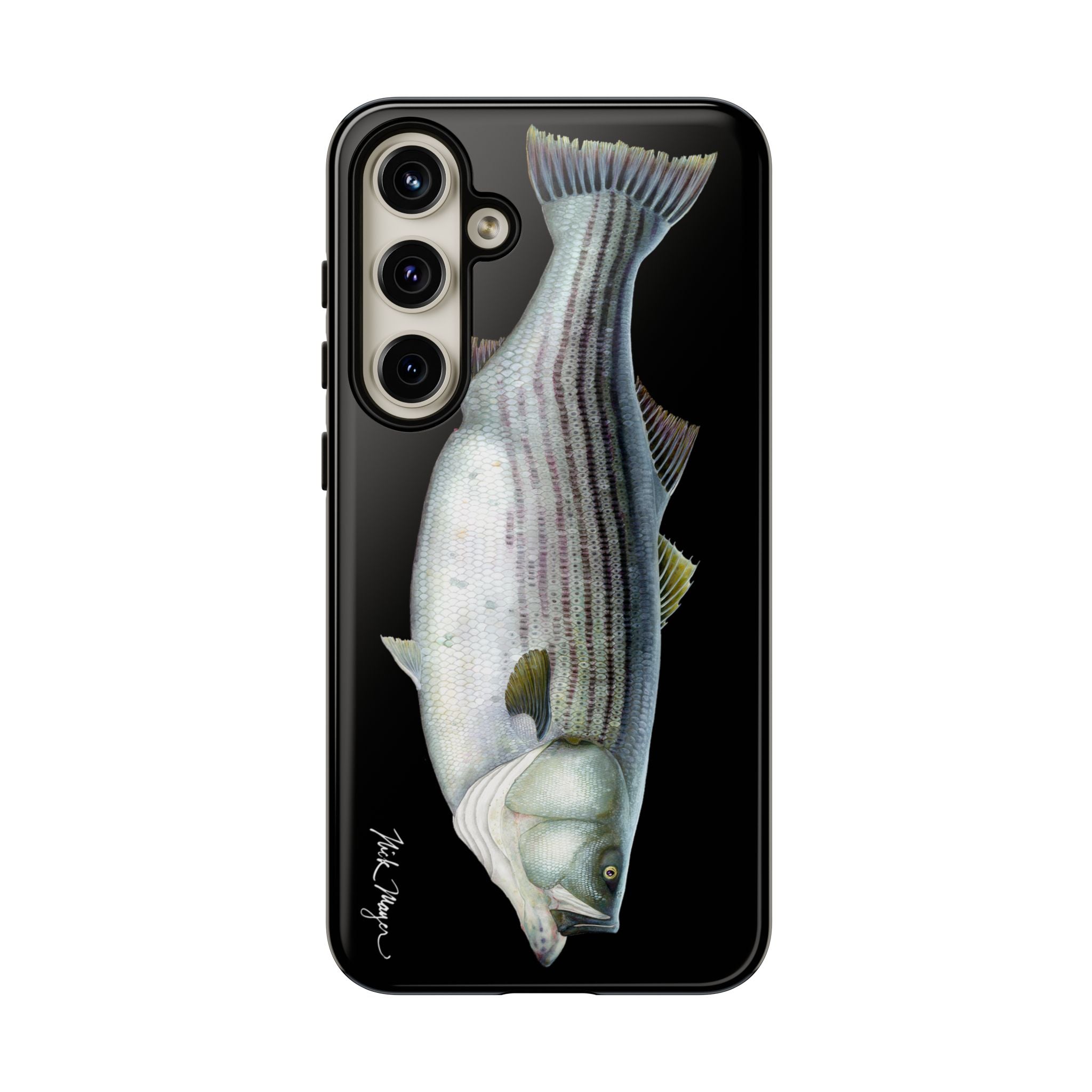 Cow Striper Phone Case (Samsung) - black