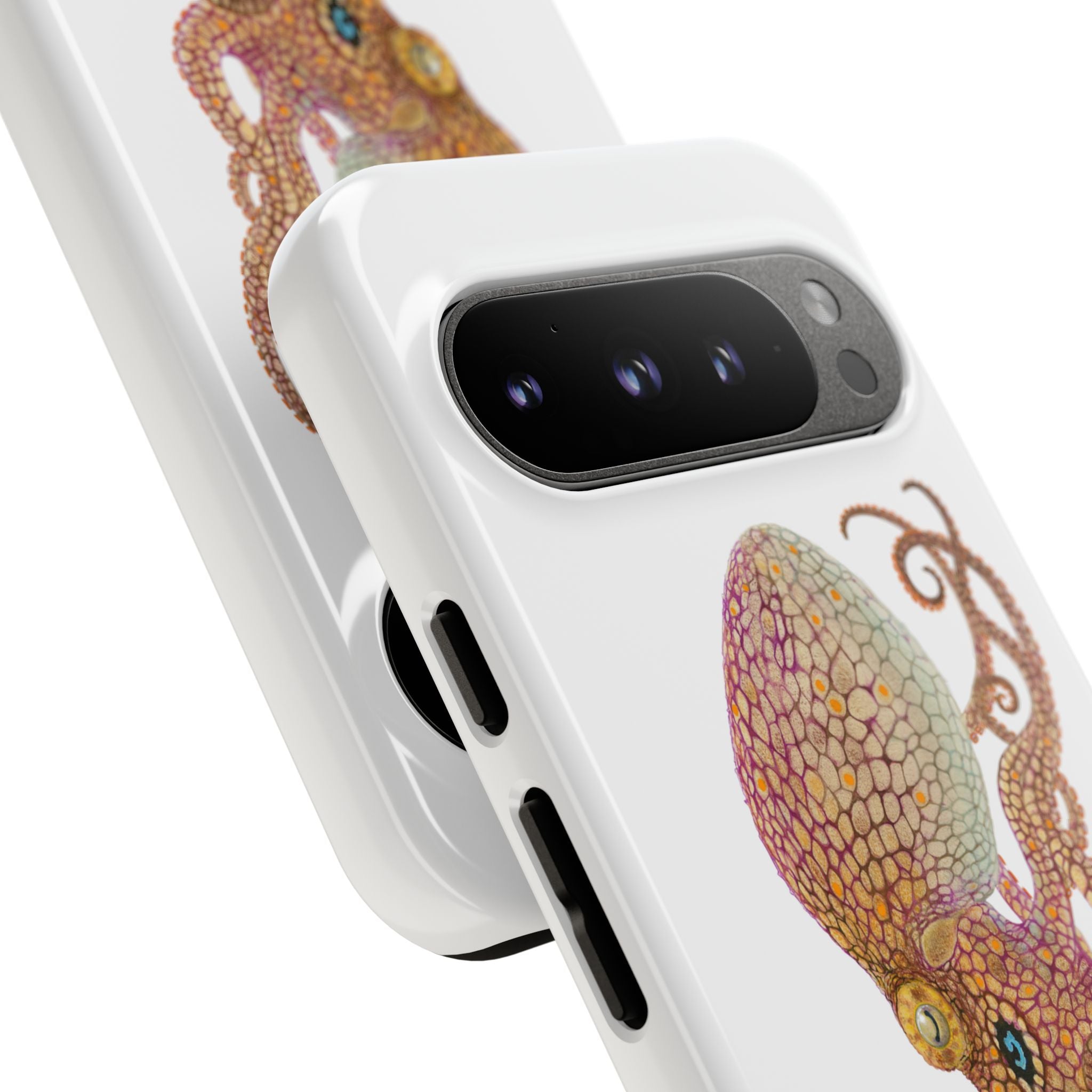 Two Spot Octopus White Phone Case (Samsung)