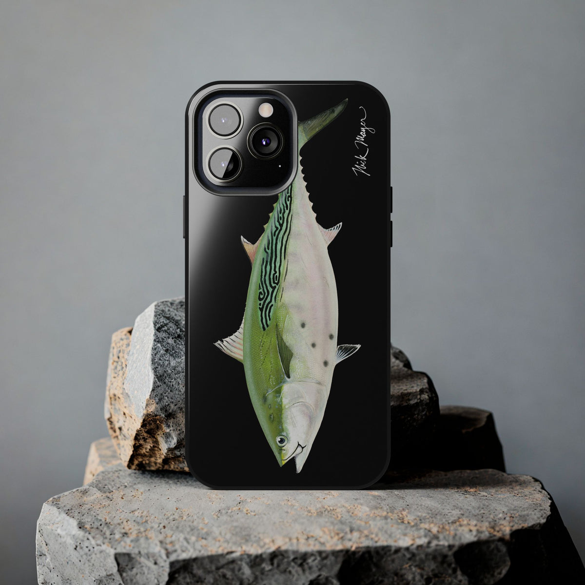 Albie Black Phone Case (iPhone) Printify