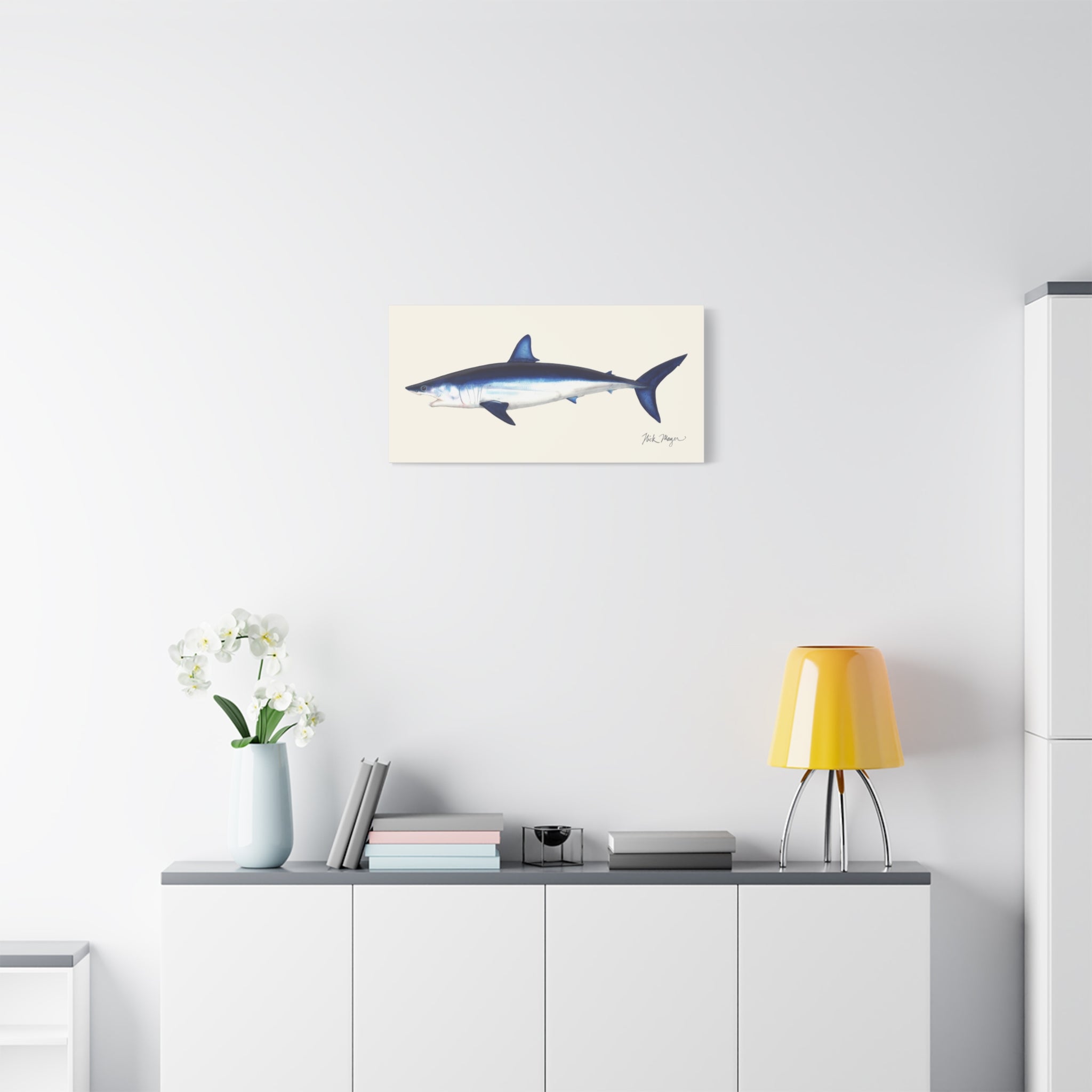 Mako Shark Canvas Print, up to 30 x 60