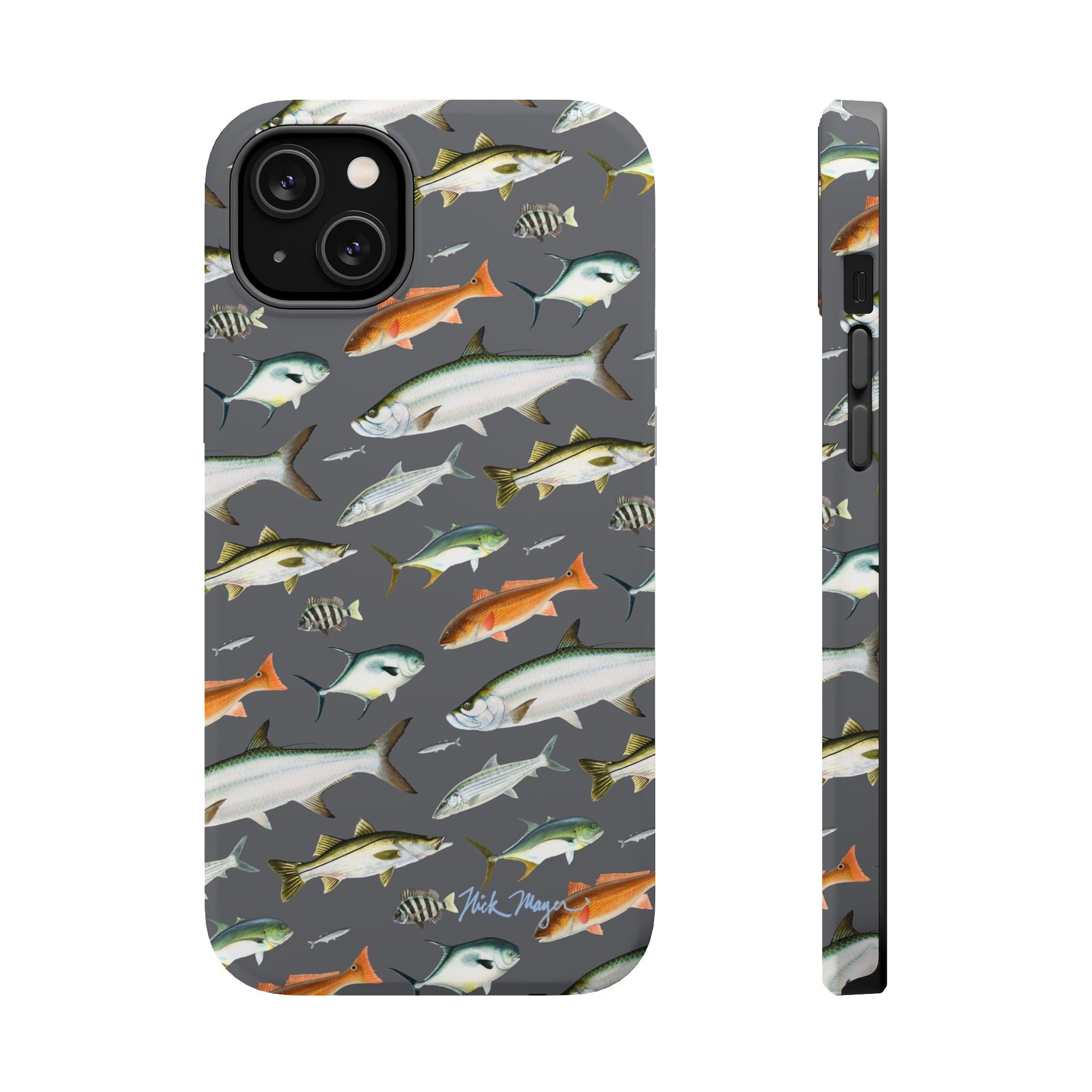 NEW Southern Fish Grey MagSafe iPhone Case