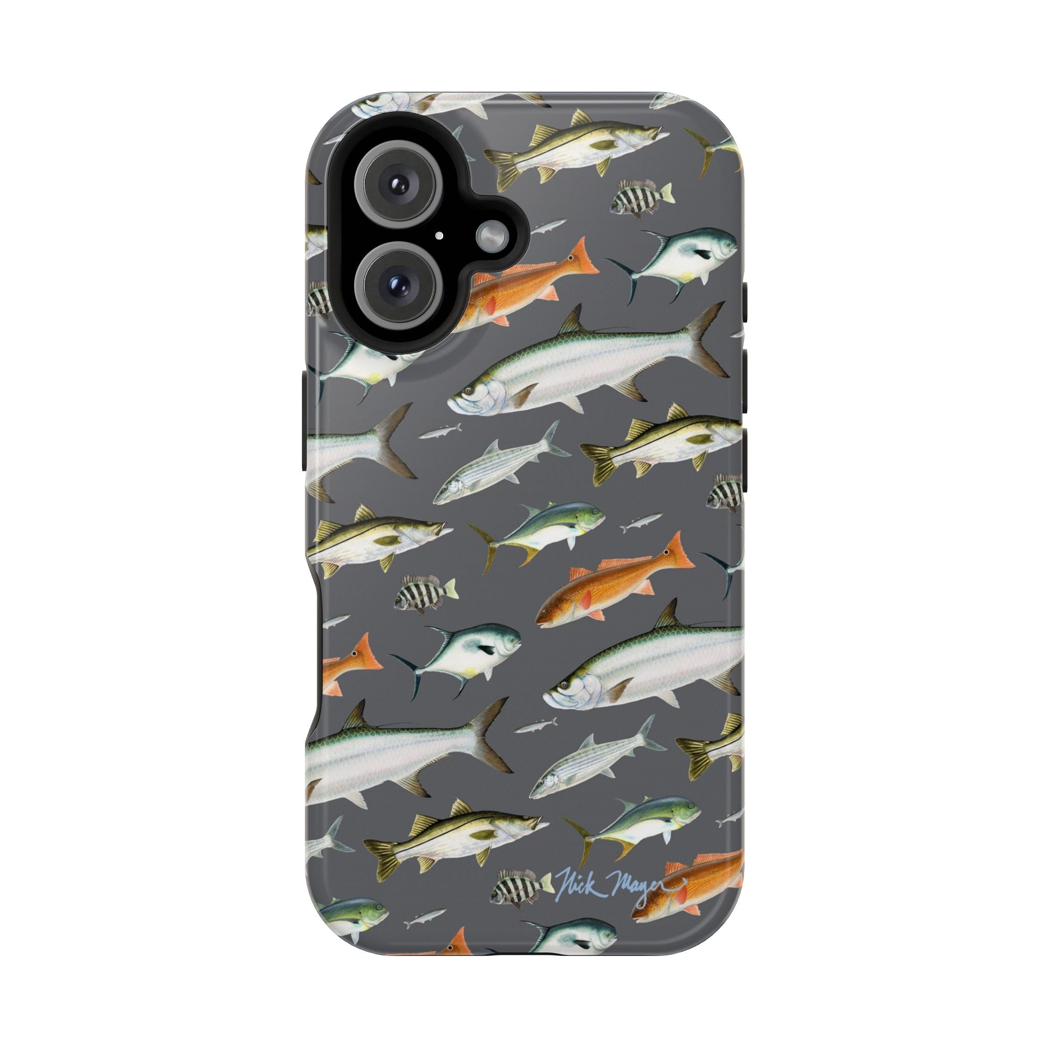 NEW Southern Fish Grey MagSafe iPhone Case
