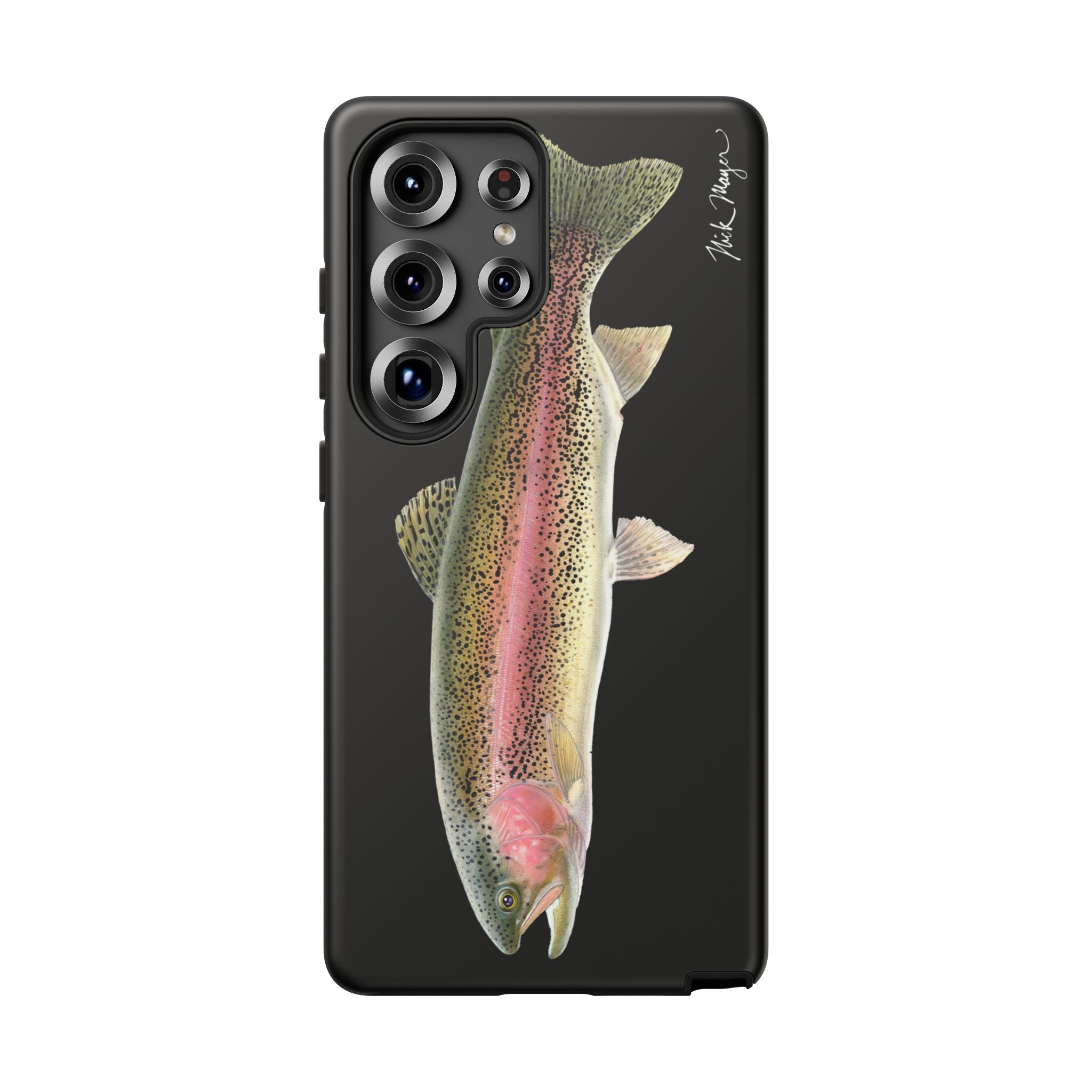Rainbow Trout Black Phone Case (Samsung) Printify