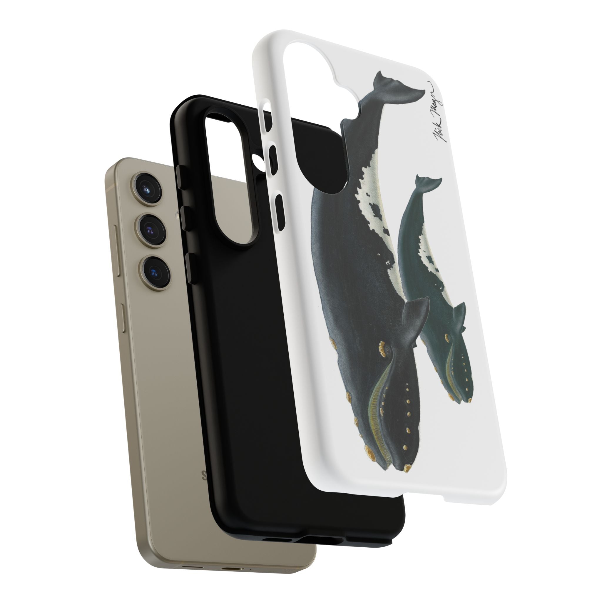 Mother & Calf Right Whale Phone Case (Samsung)
