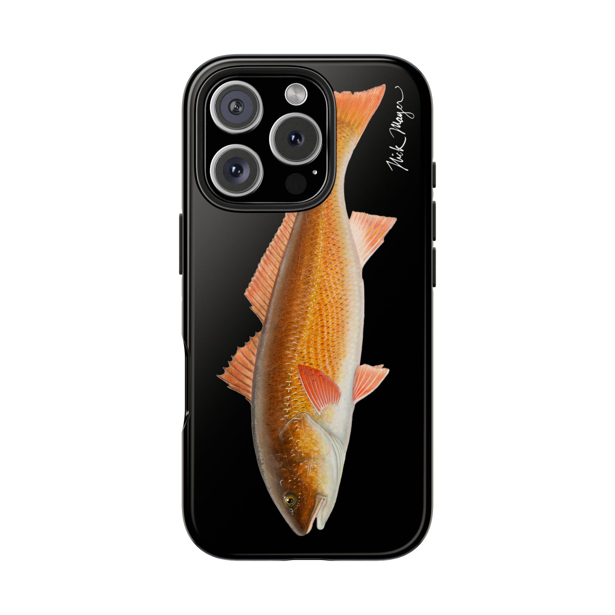 Redfish Black Phone Case (iPhone)