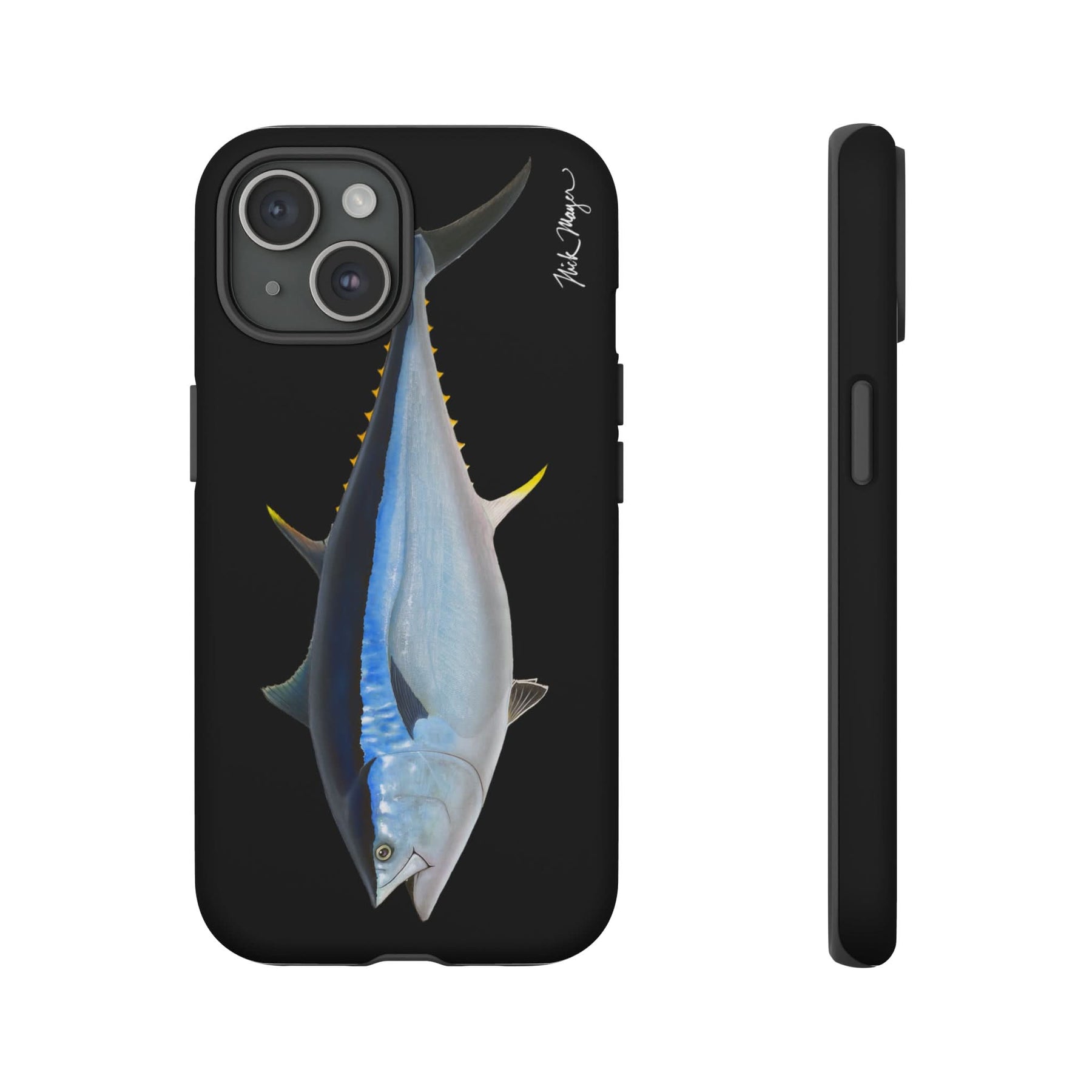 Giant Bluefin Black iPhone 15 Case