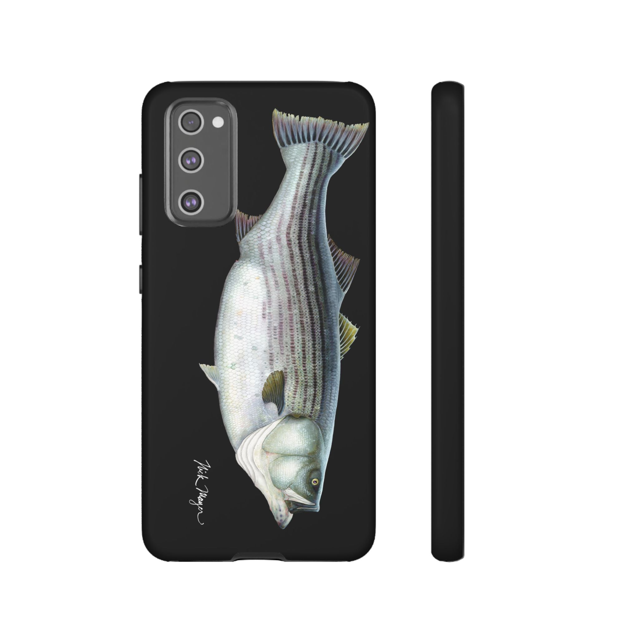 Cow Striper Phone Case (Samsung) - black