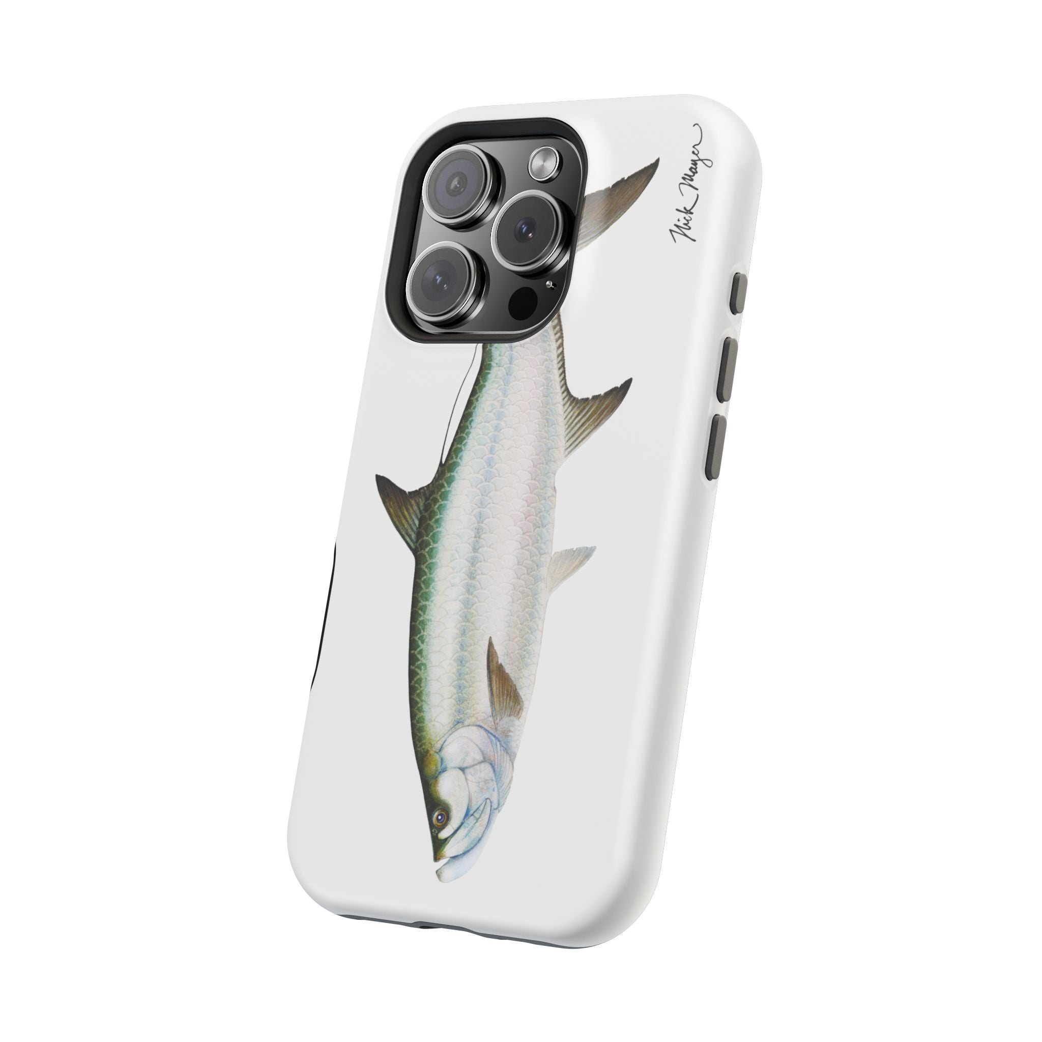 Tarpon MagSafe White iPhone Case