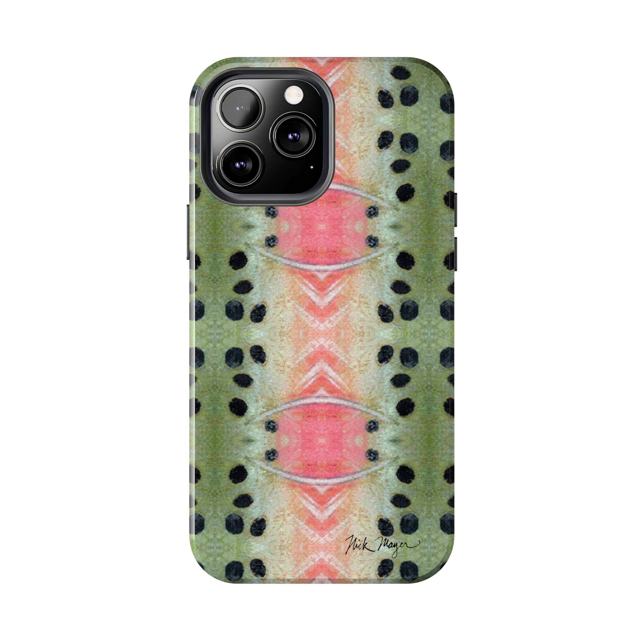 Rainbow Trout Pattern Phone Case (iPhone)