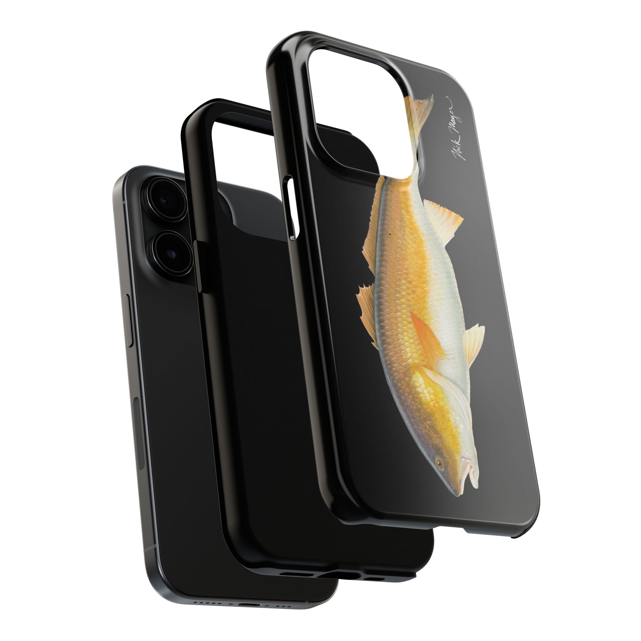 Bull Redfish Black Phone Case (iPhone)