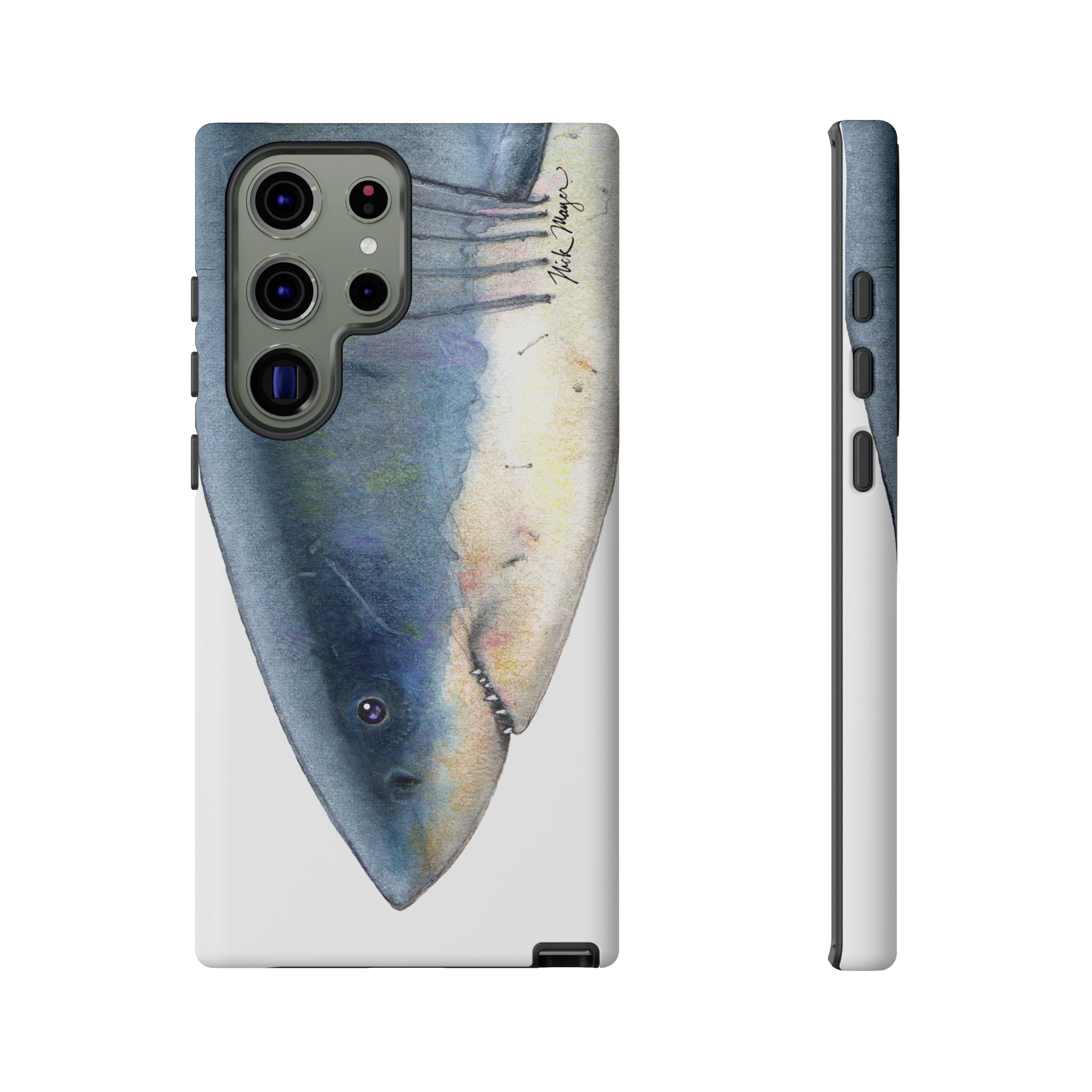Great White Shark Face Phone Case (Samsung) Printify