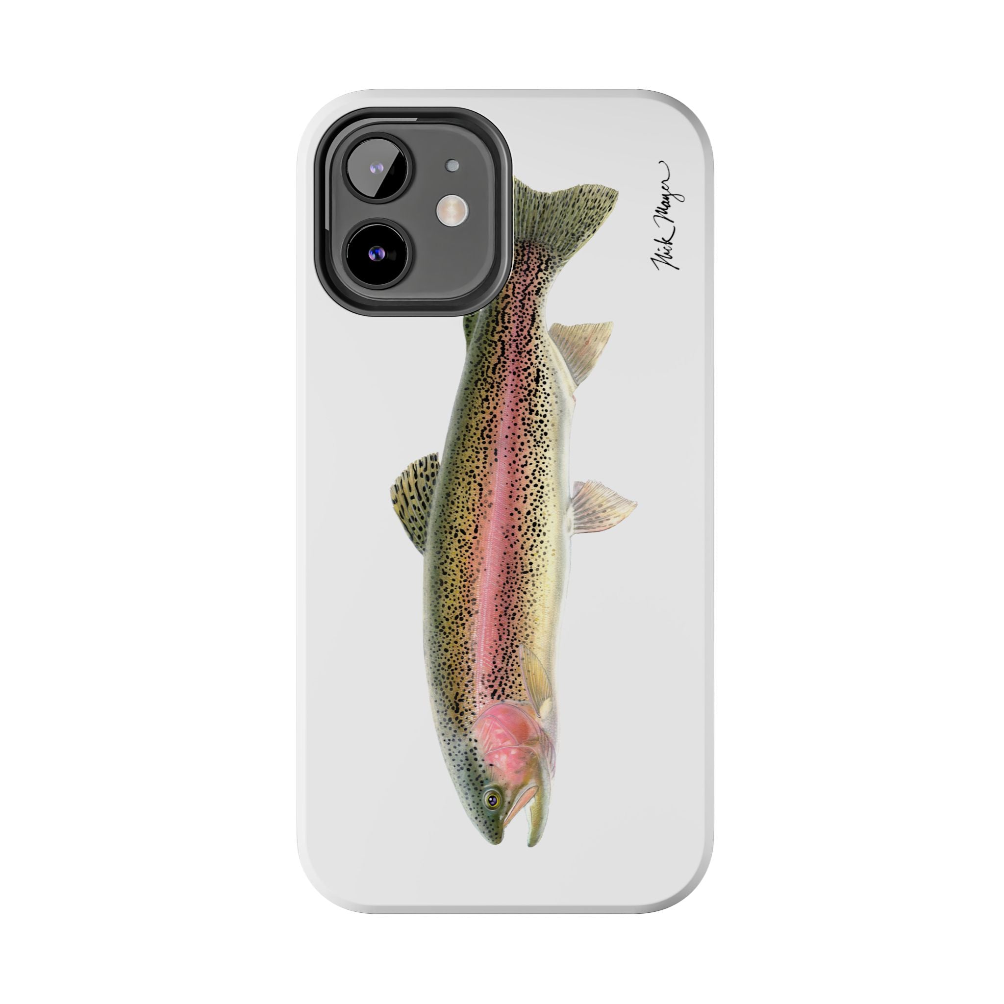 Rainbow Trout White Phone Case (iPhone)