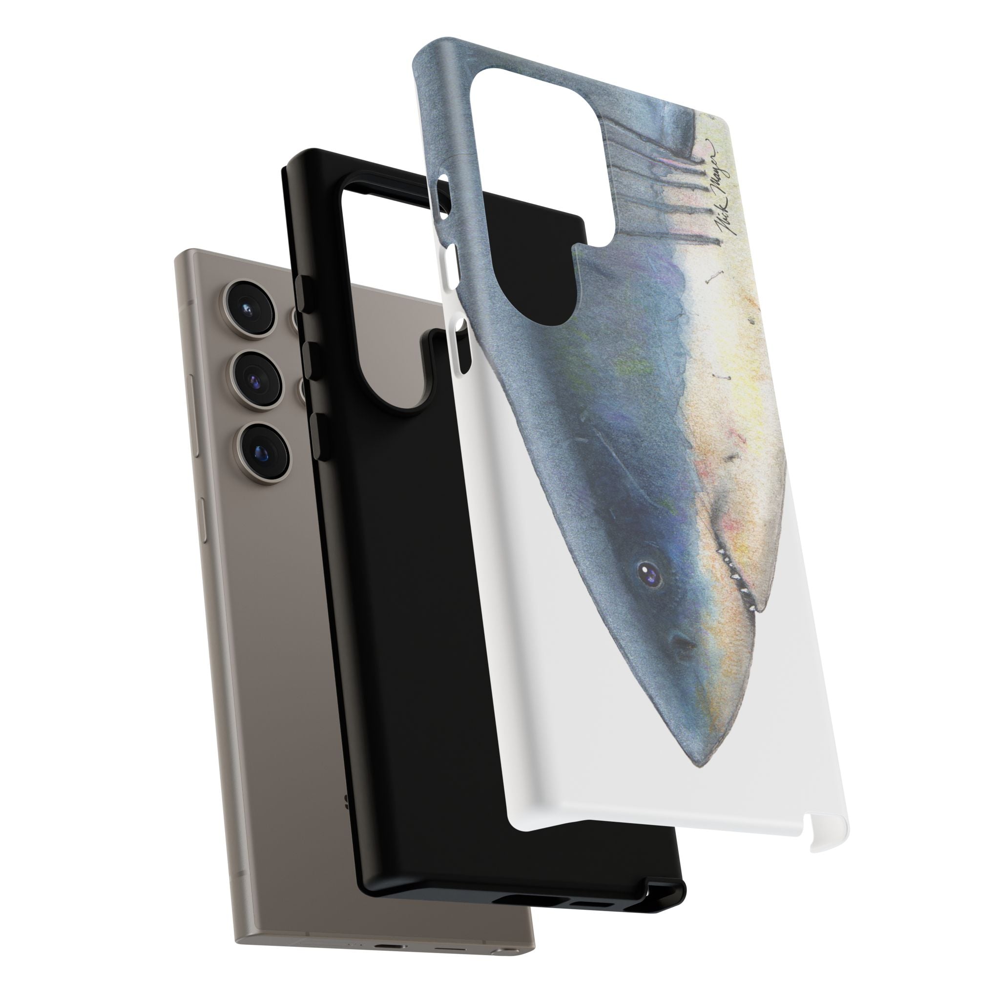 Great White Shark Face Phone Case (Samsung) Printify