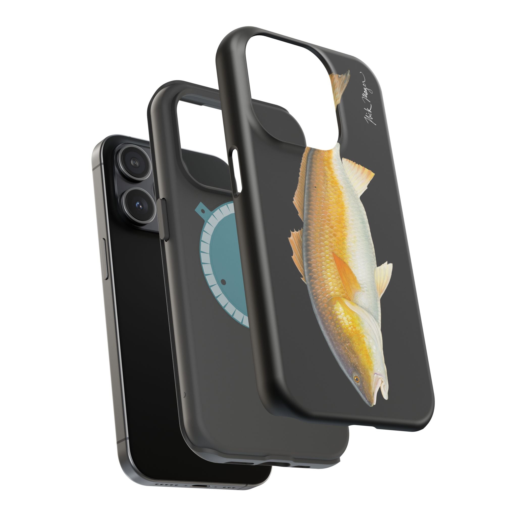 Bull Redfish MagSafe Black iPhone Case