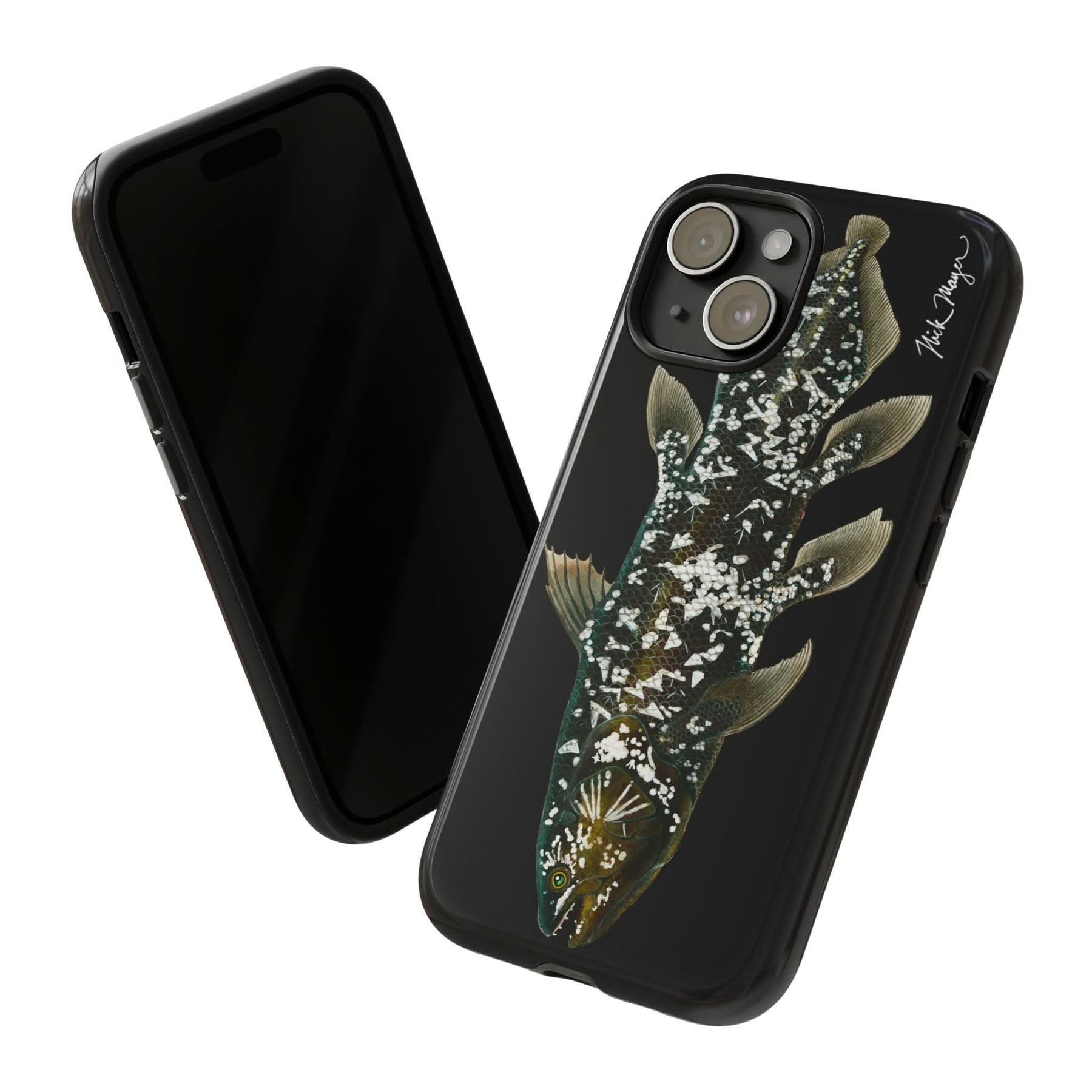 Coelacanth Black iPhone 15 Case