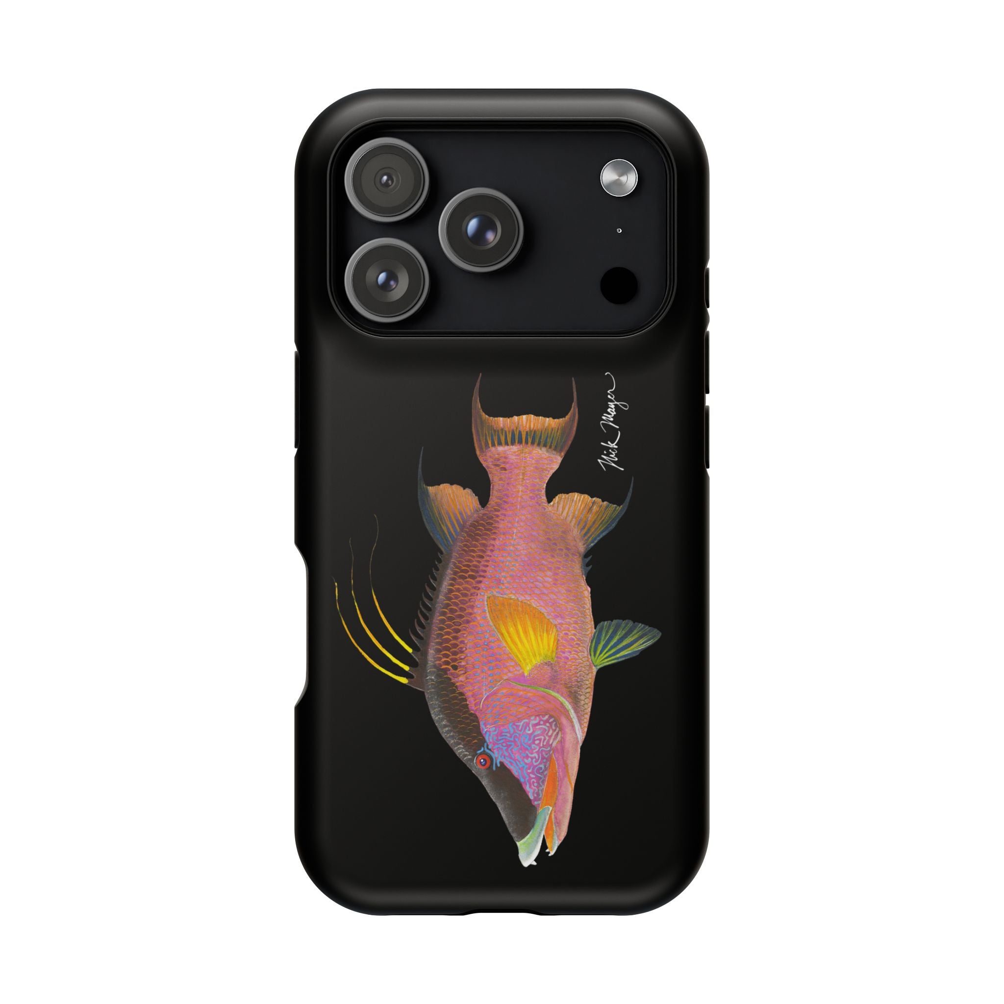 Hogfish MagSafe Black iPhone Case Printify