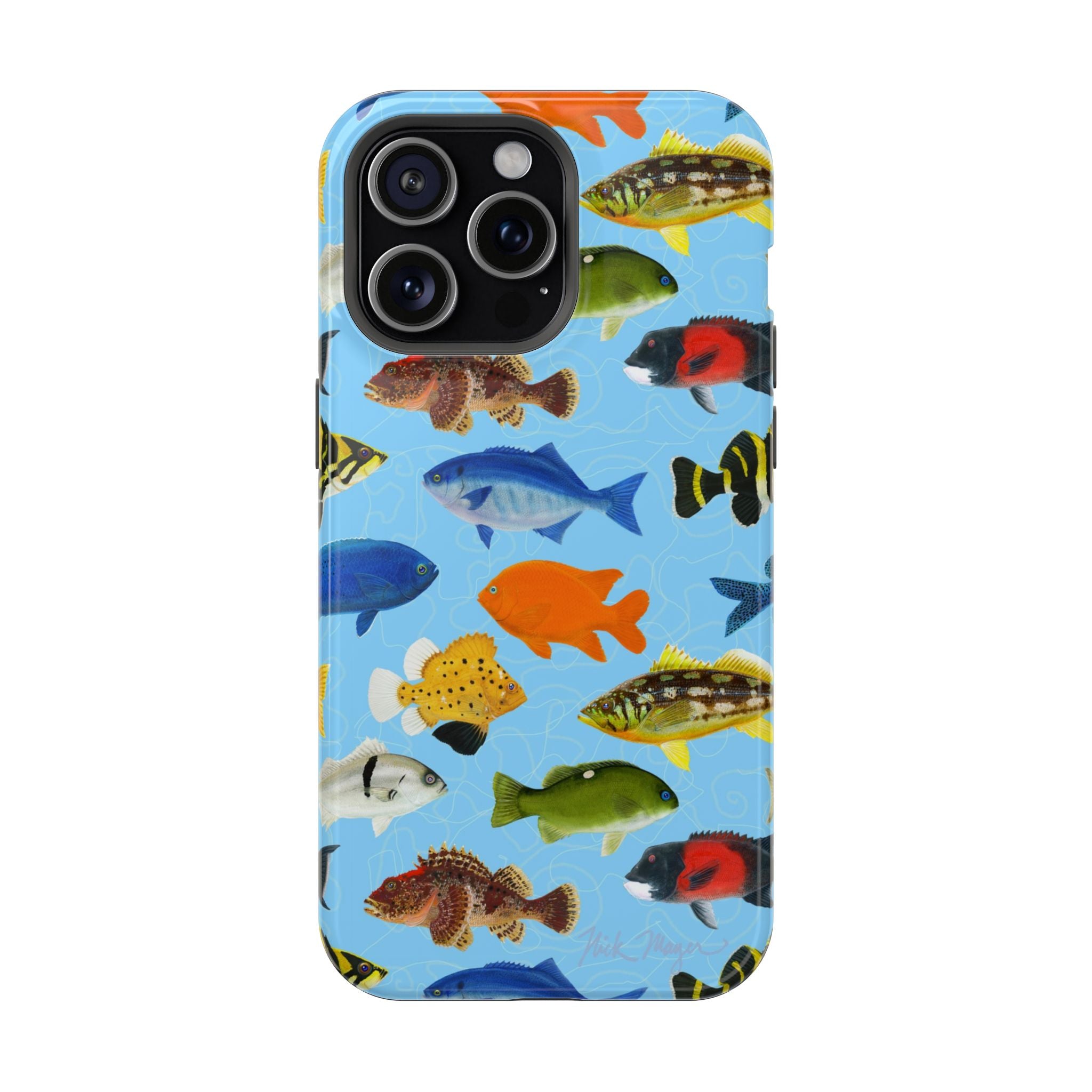 California Fish Blue MagSafe iPhone Case