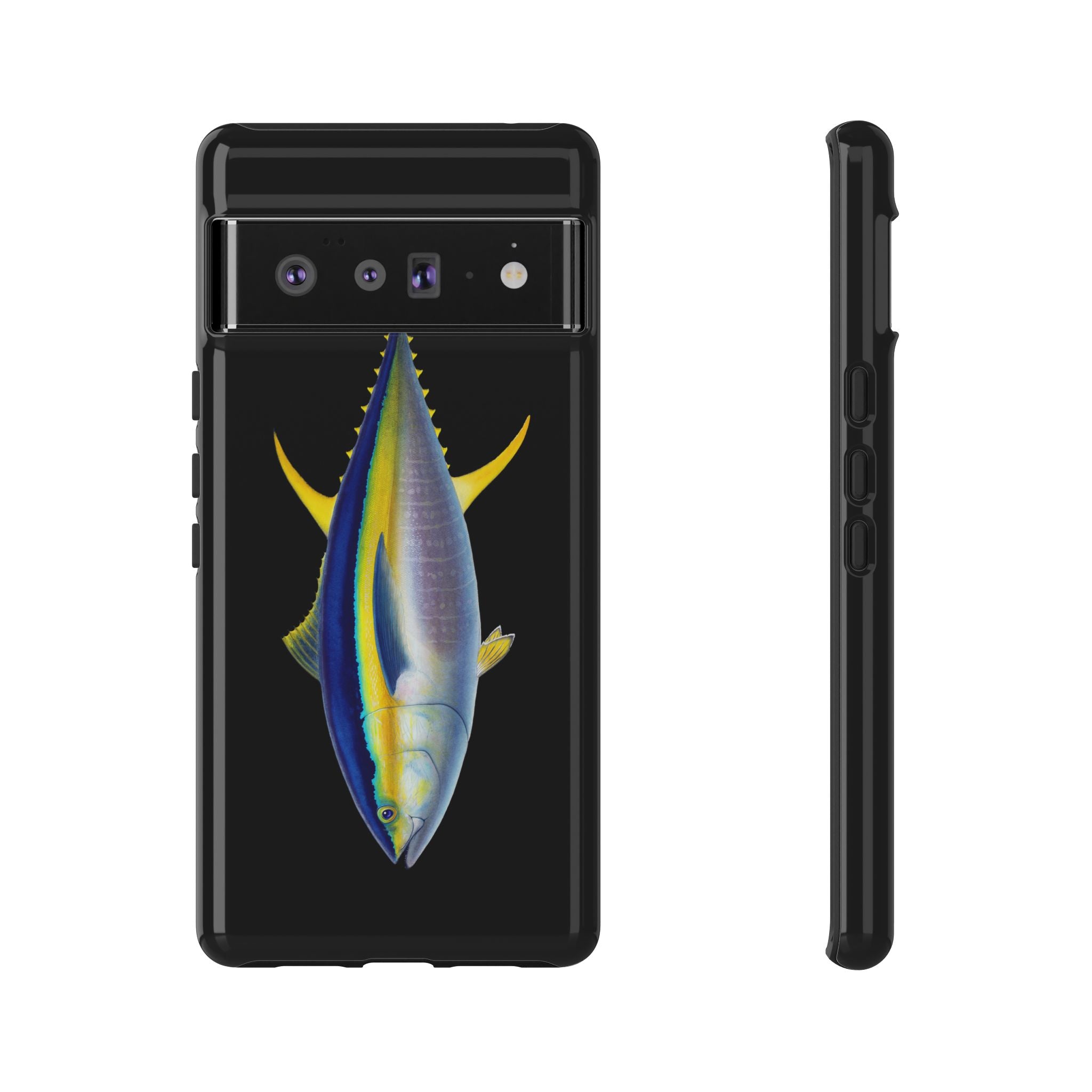 Yellowfin Tuna Black Phone Case (Samsung) Printify