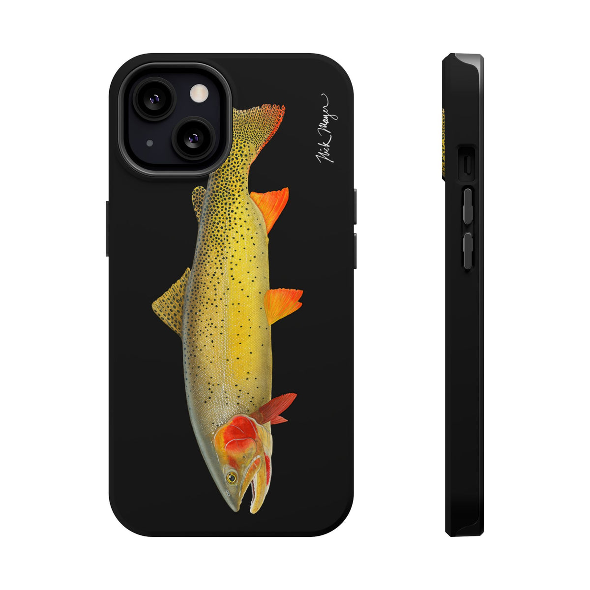 Cutthroat Trout 1 Black MagSafe iPhone Case Printify