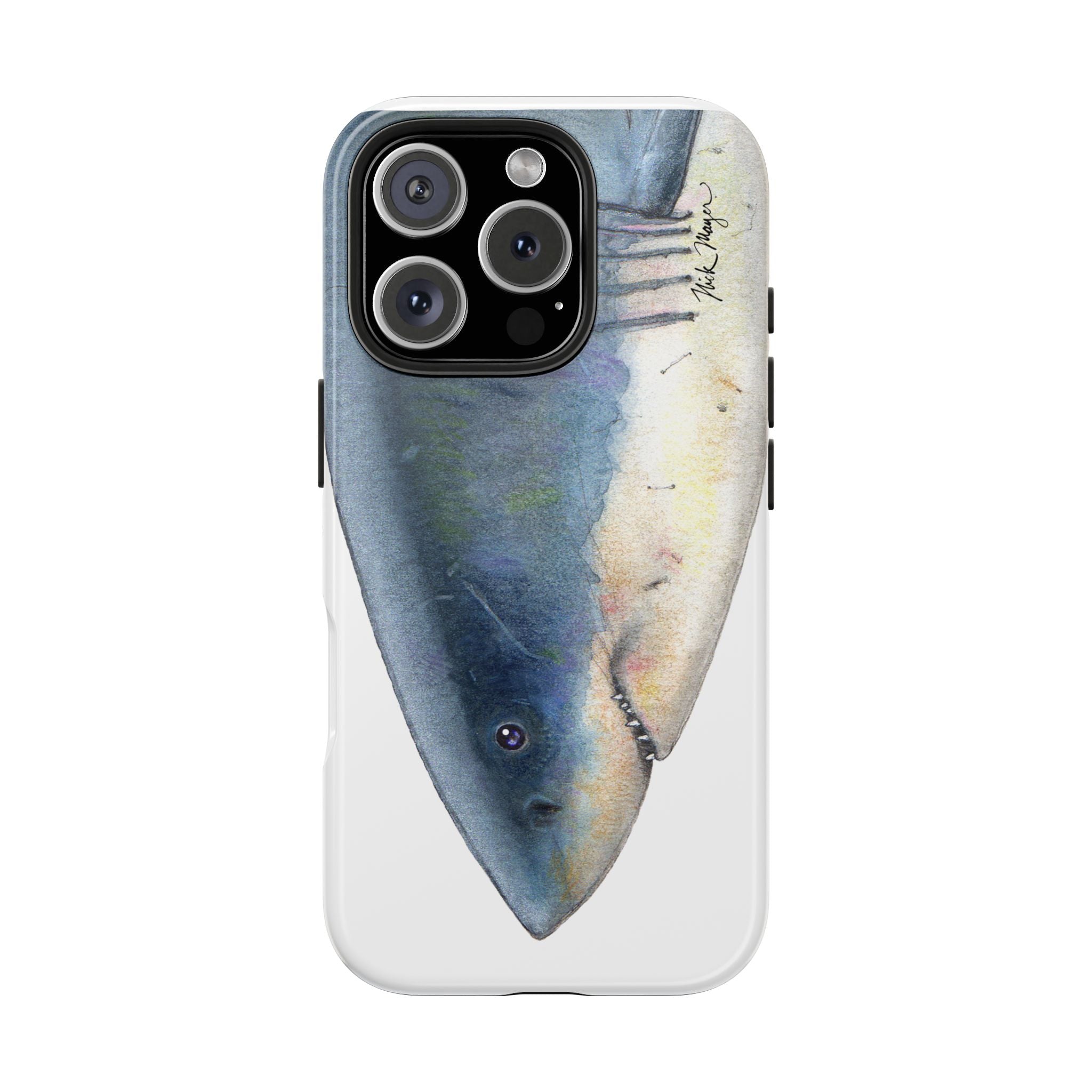 Great White Shark Face Phone Case (iPhone)