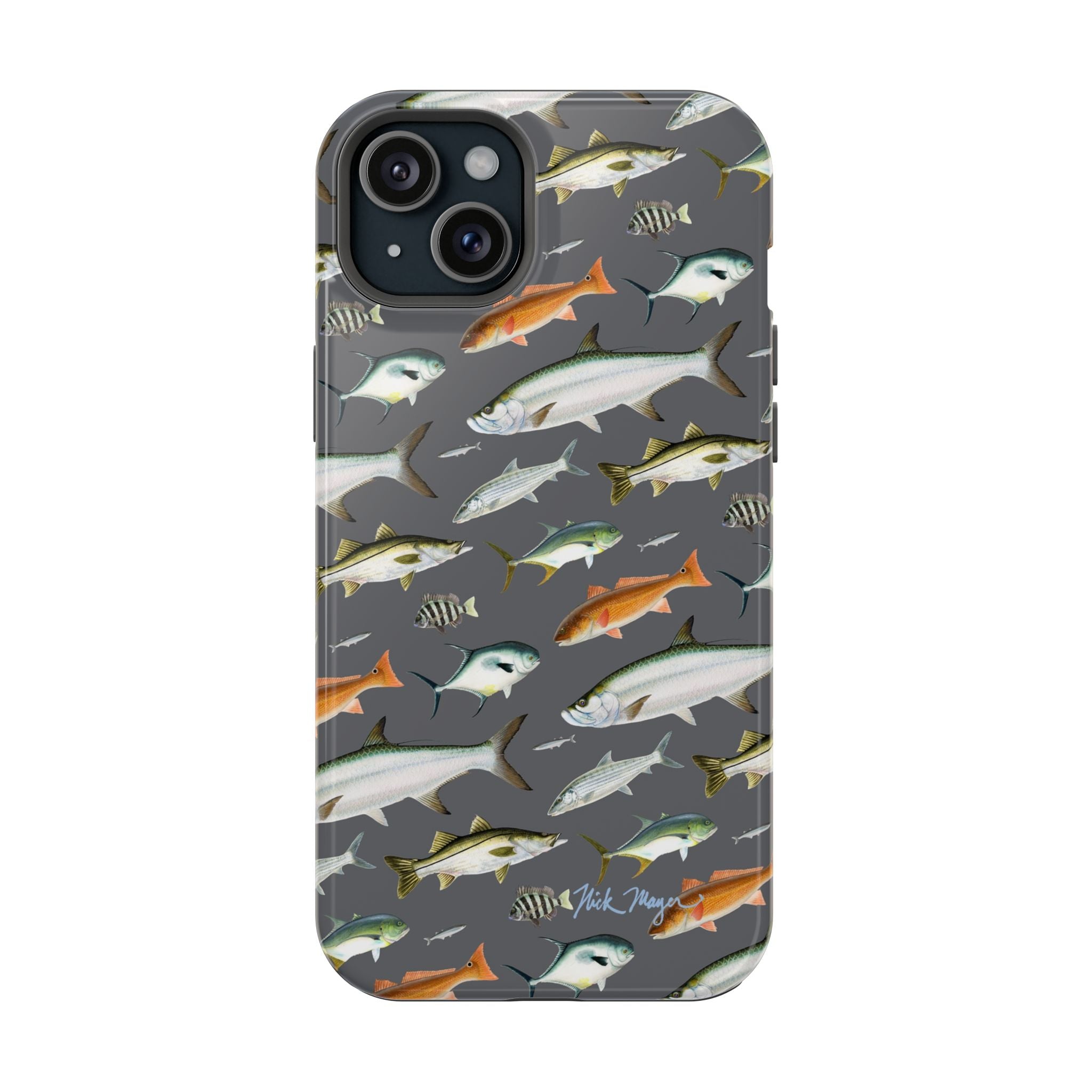 NEW Southern Fish Grey MagSafe iPhone Case
