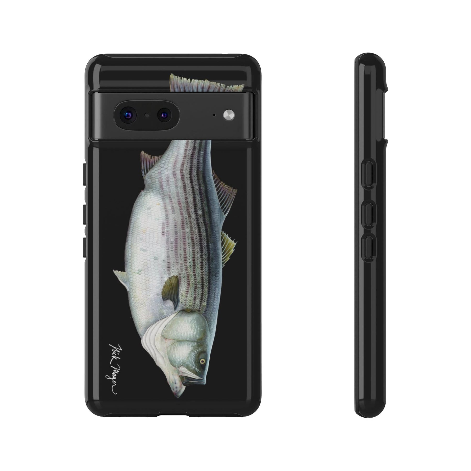 Cow Striper Phone Case (Samsung) - black
