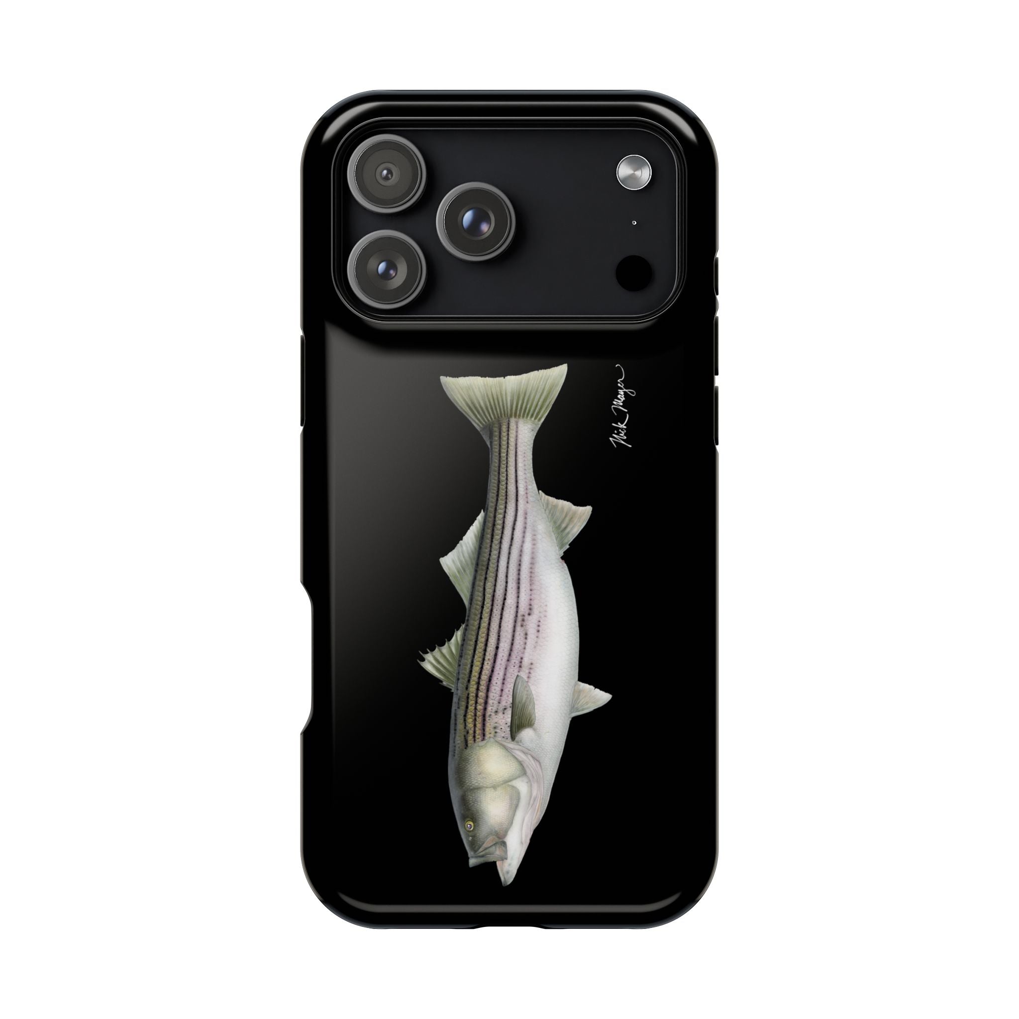 30 lb Striper MagSafe Black iPhone Case