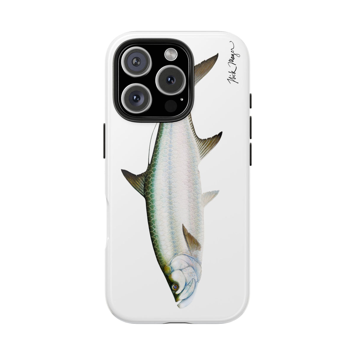 Tarpon White Phone Case (iPhone) Printify