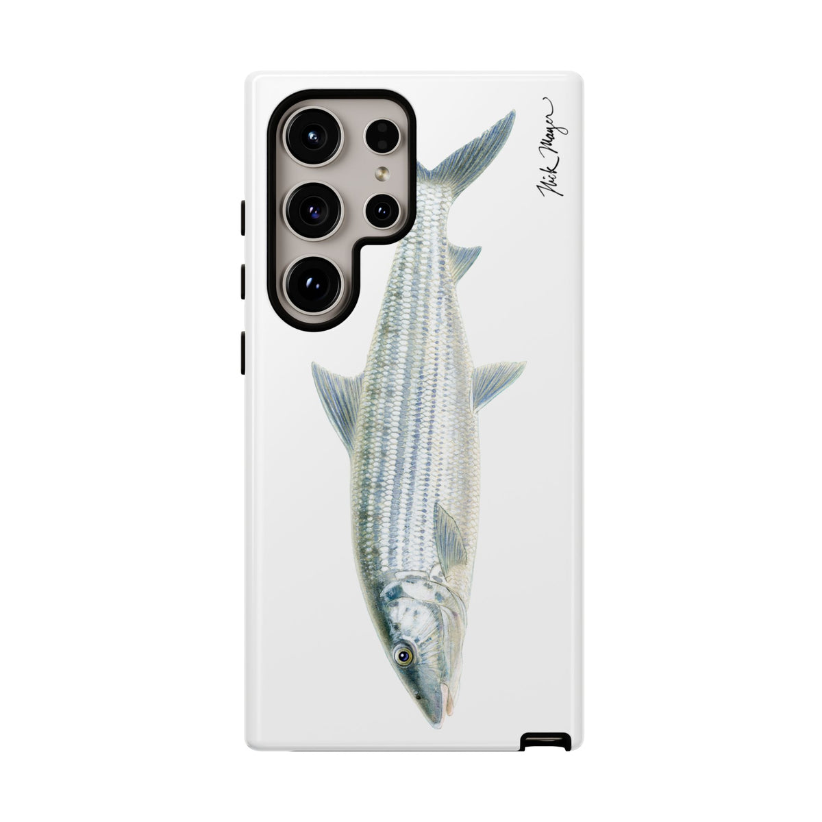 Bonefish White Phone Case (Samsung) Printify