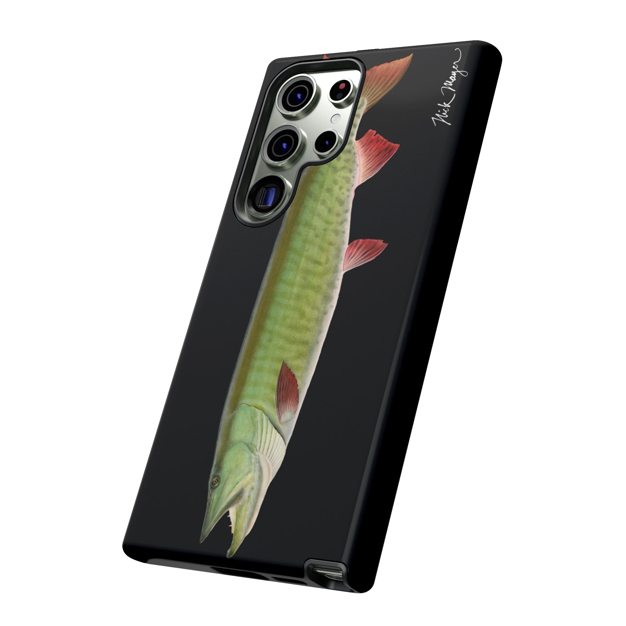 Trophy Muskie Black Phone Case (Samsung)
