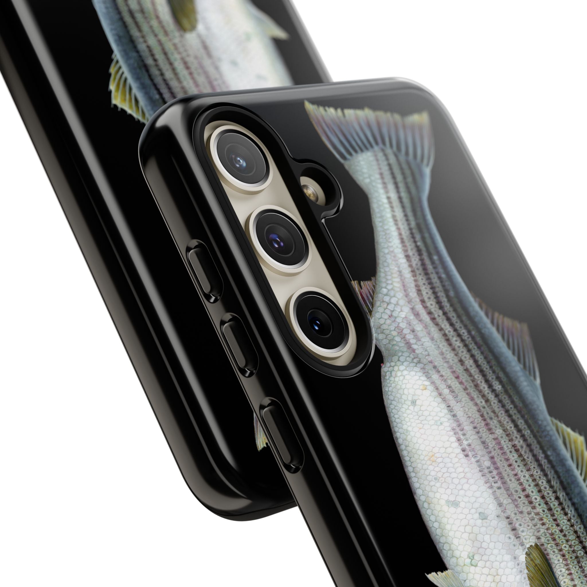 Cow Striper Phone Case (Samsung) - black