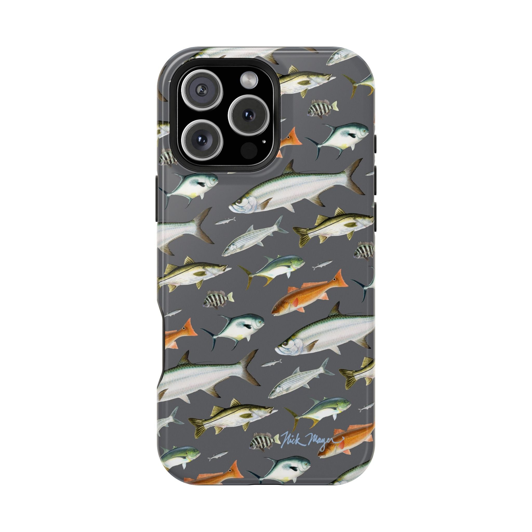 NEW Southern Fish Grey MagSafe iPhone Case