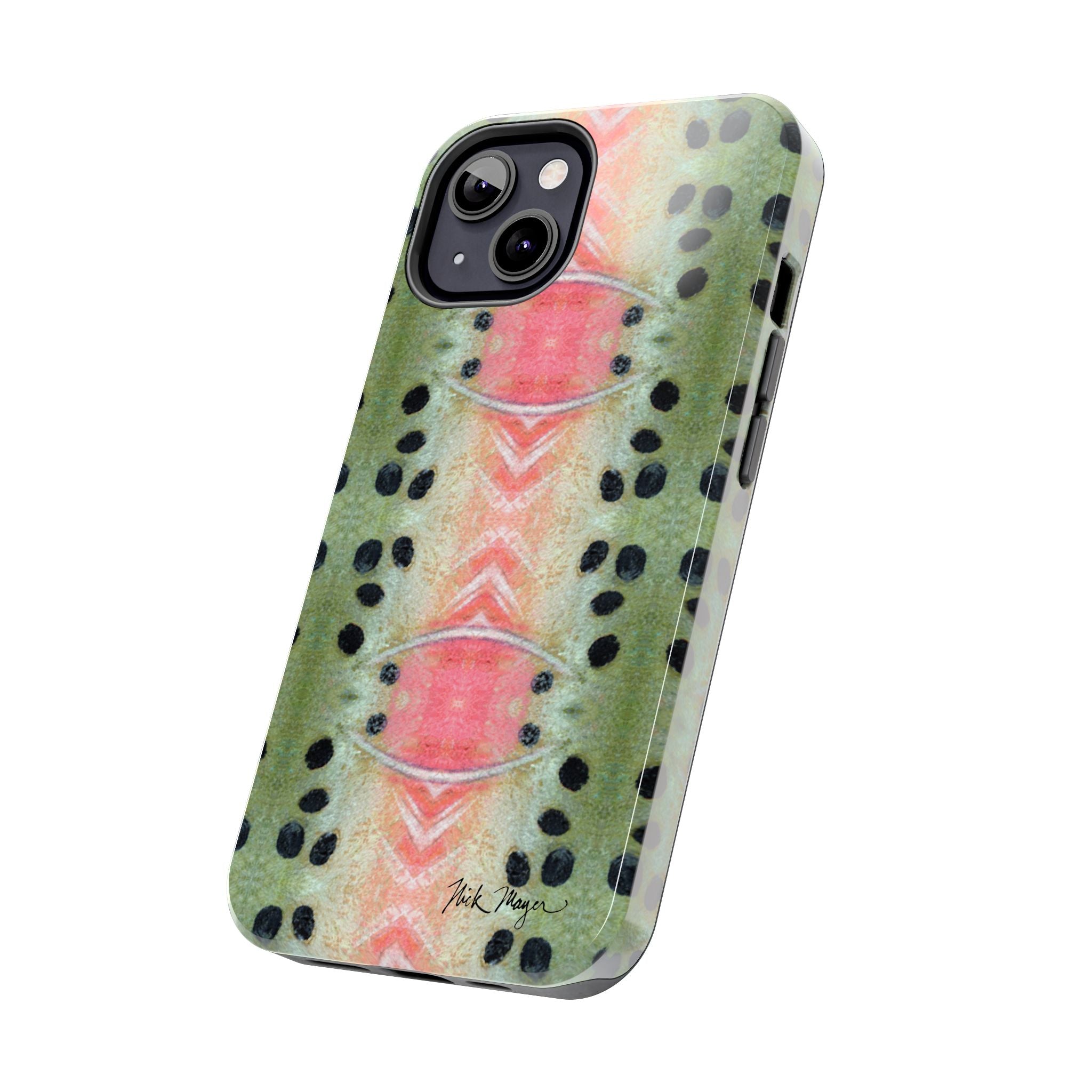 Rainbow Trout Pattern Phone Case (iPhone)