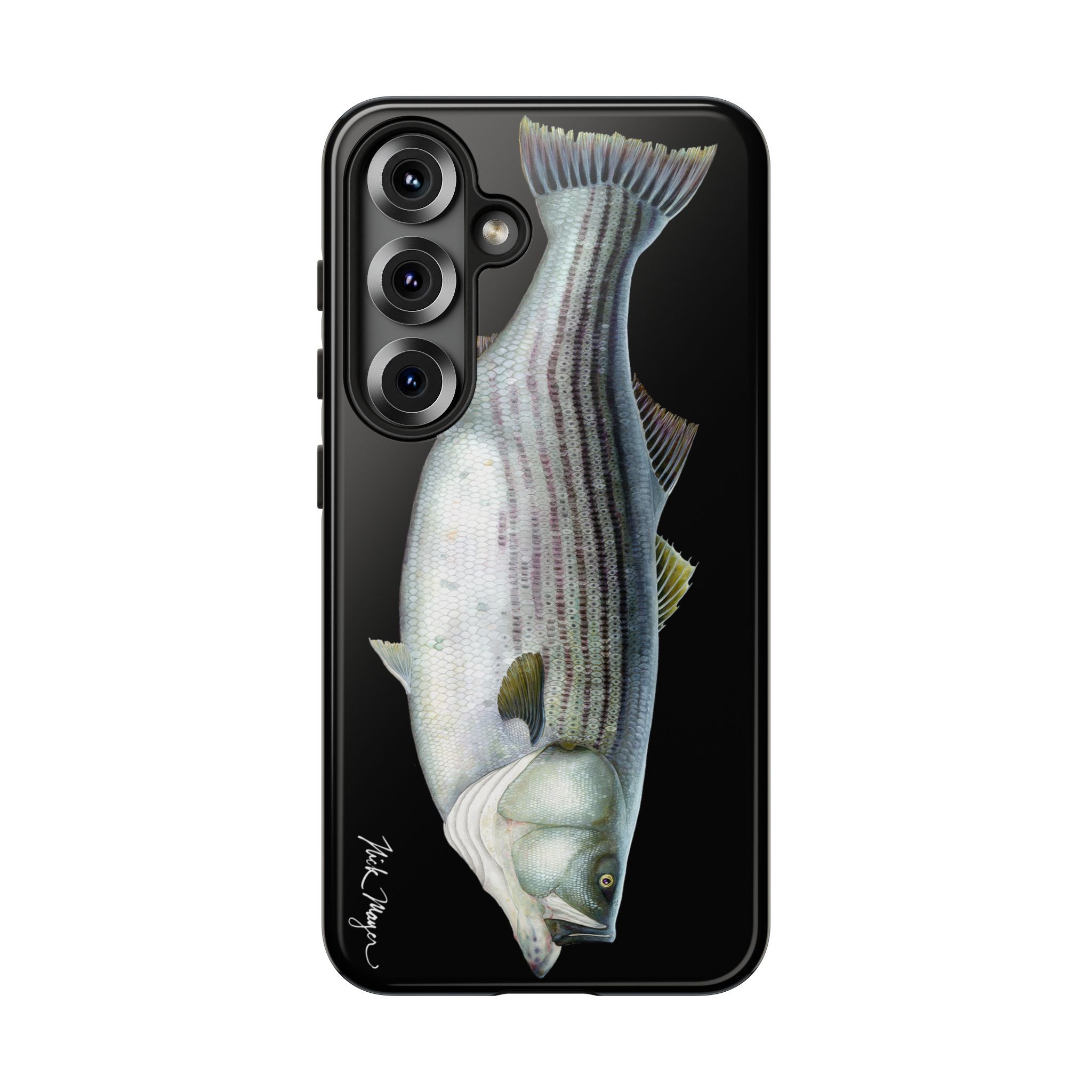 Cow Striper Phone Case (Samsung) - black