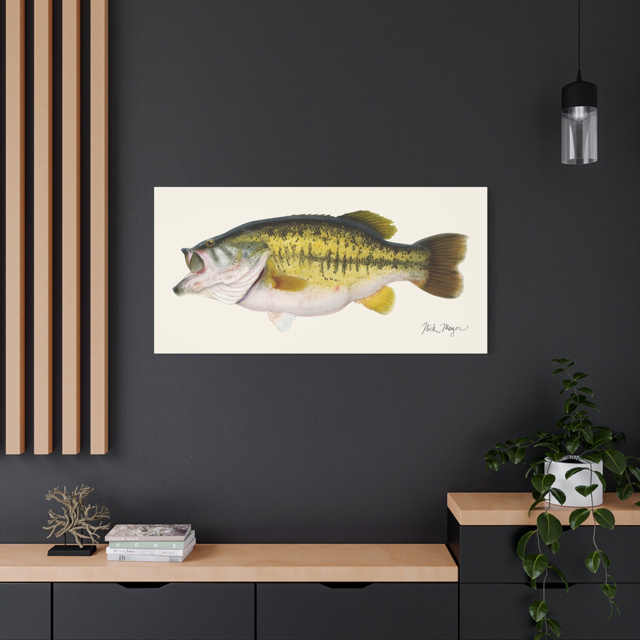 Largemouth Bass II Canvas Print