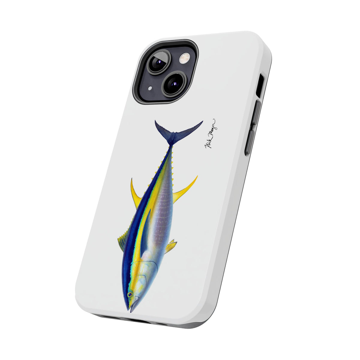 Yellowfin Tuna White Phone Case (iPhone) Printify