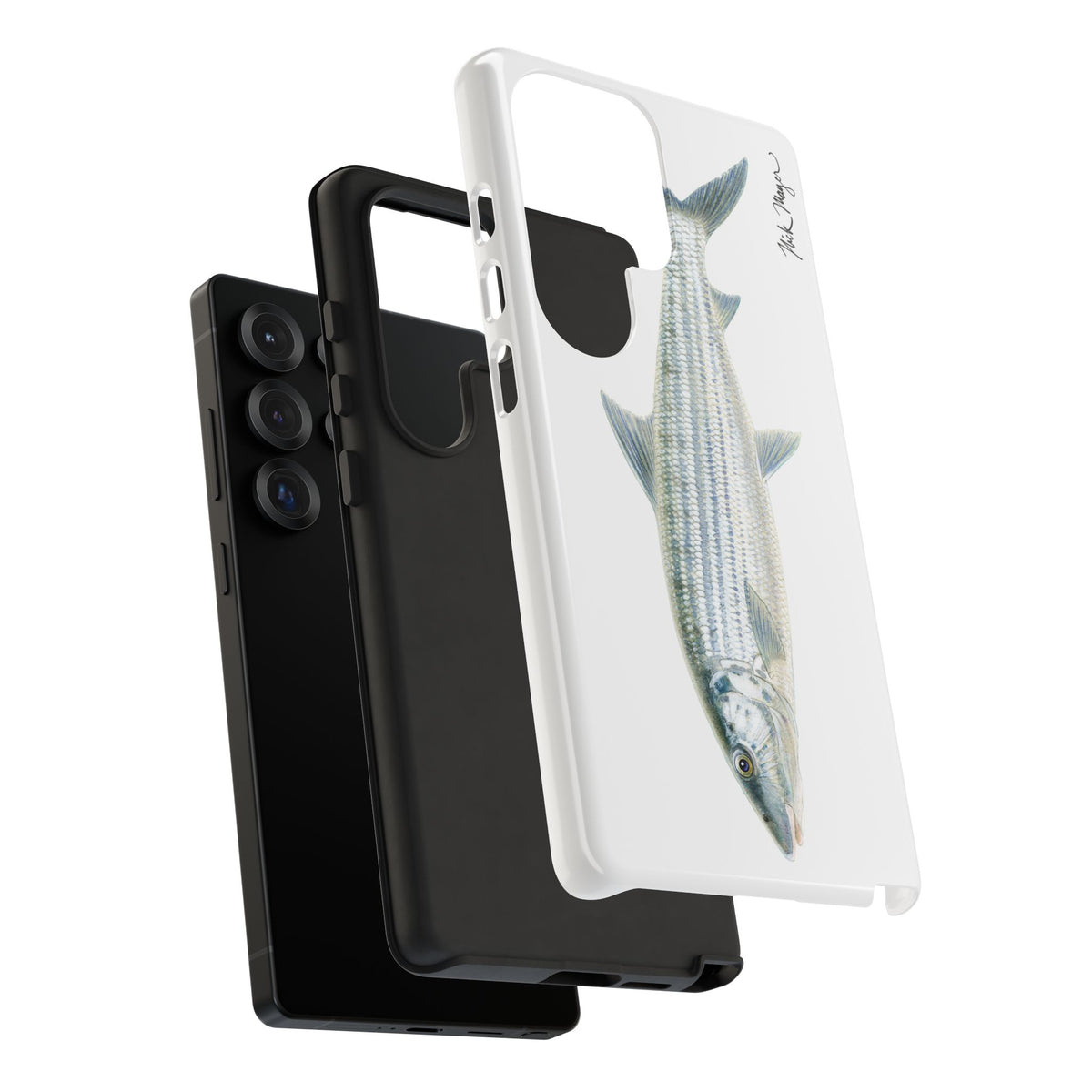 Bonefish White Phone Case (Samsung) Printify