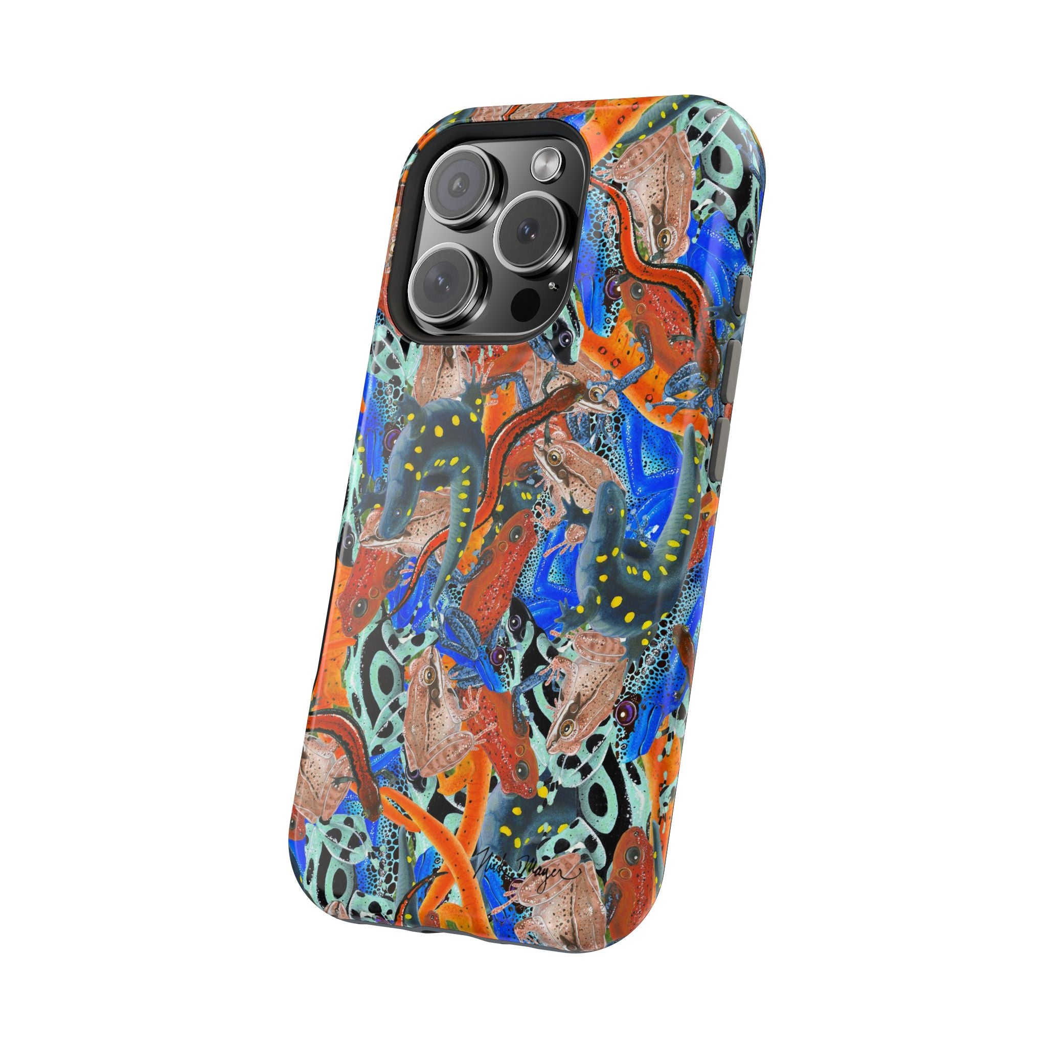 NEW Frogs and Salamanders MagSafe iPhone Case