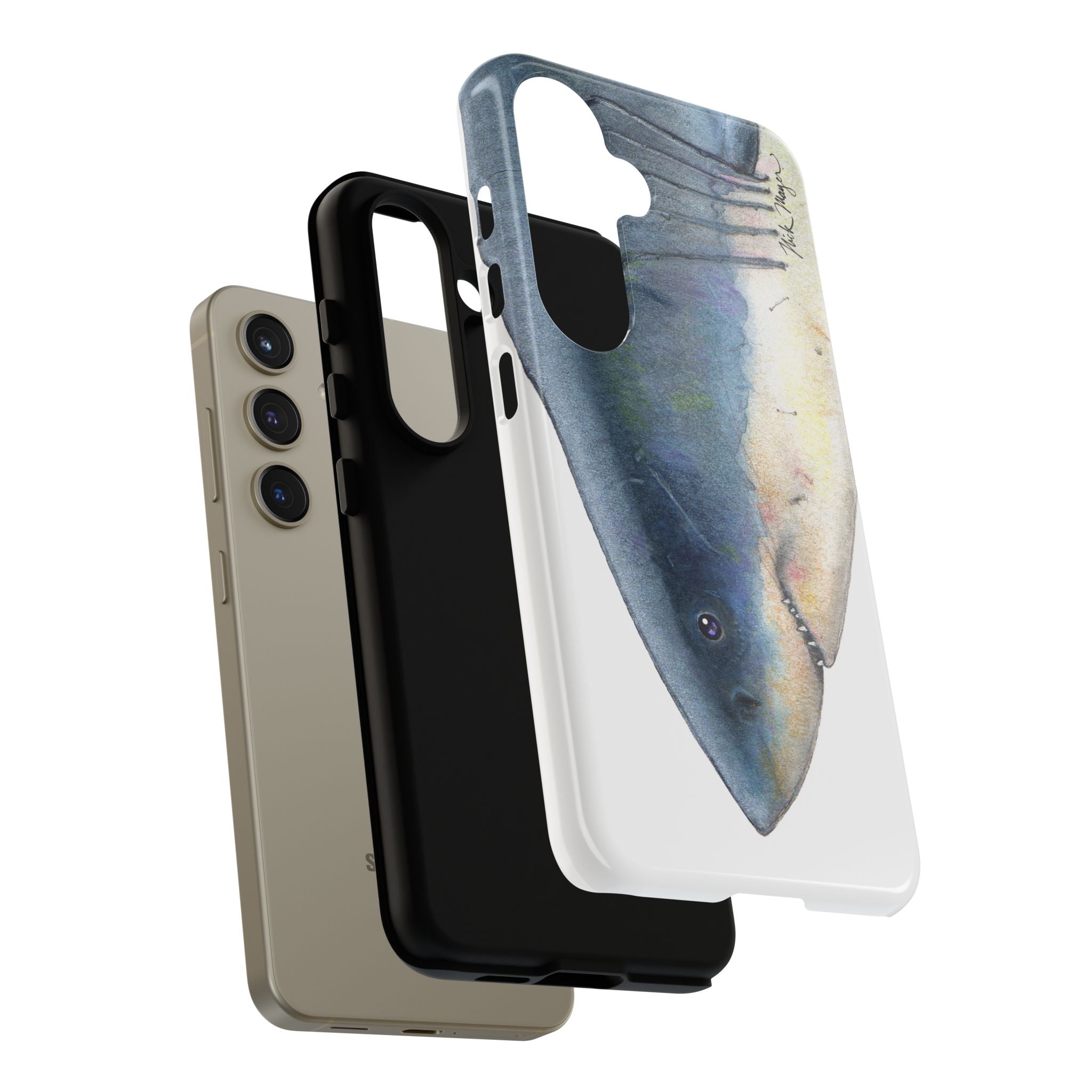 Great White Shark Face Phone Case (Samsung) Printify