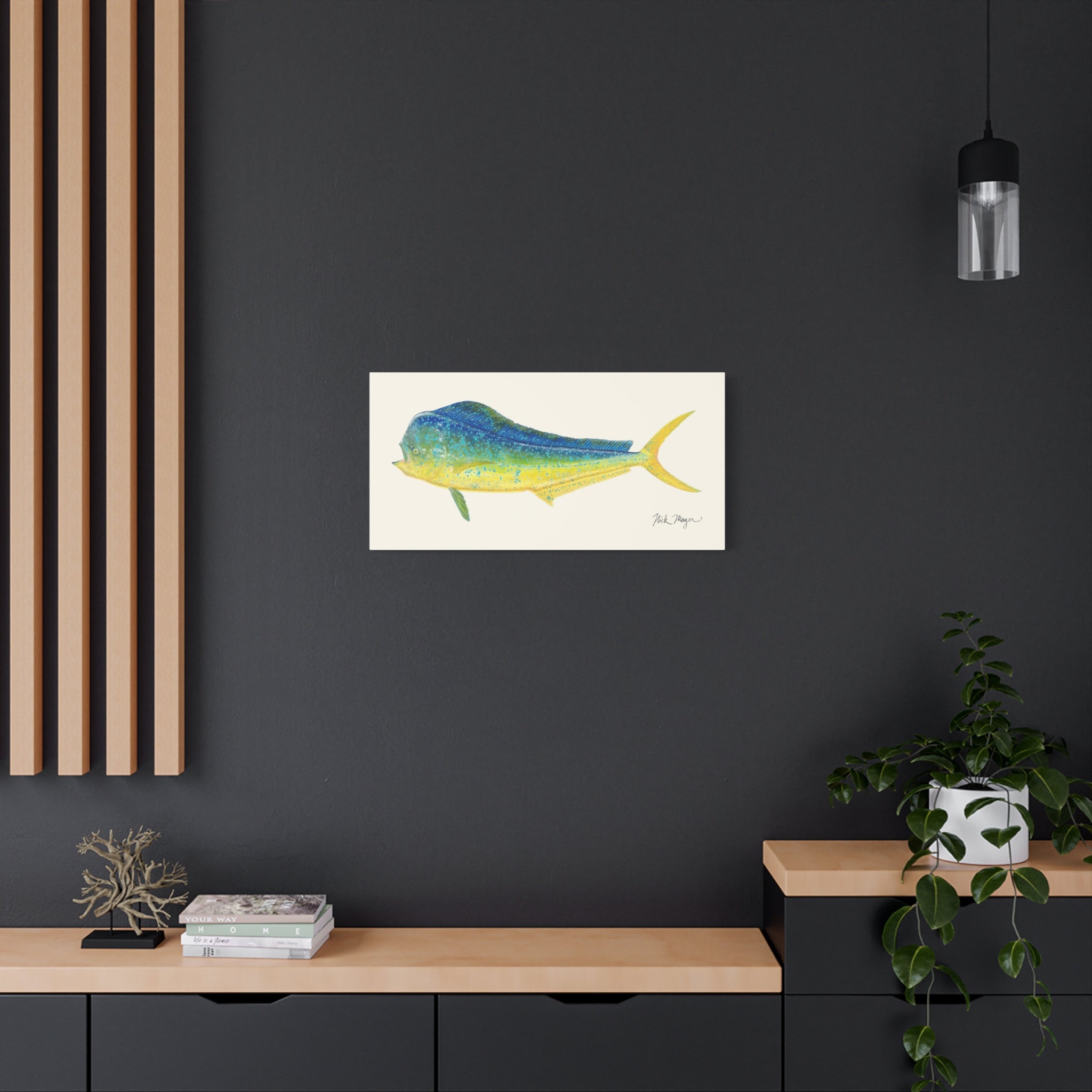 Bull Mahi Mahi/ Dorado Canvas Print