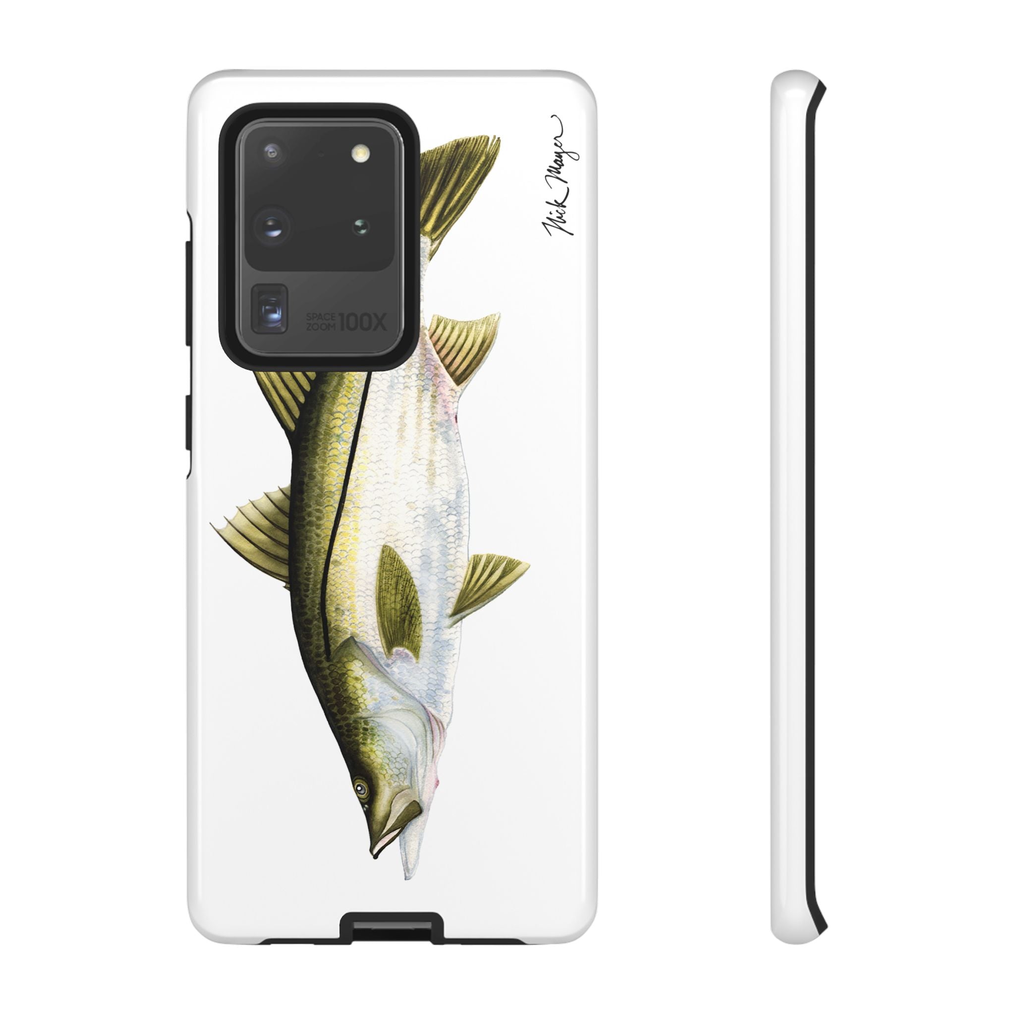 Snook White Phone Case (Samsung) Printify