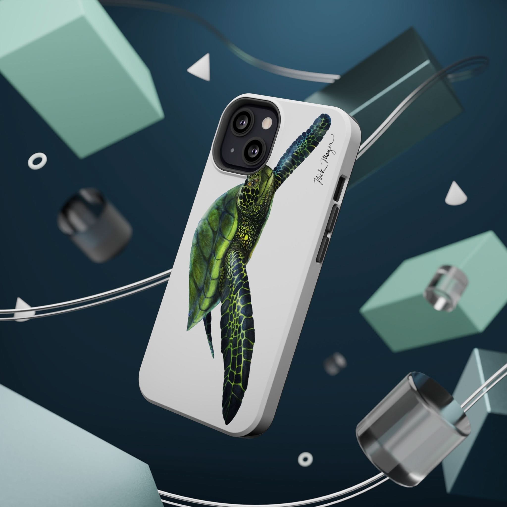 Green Sea Turtle MagSafe iPhone Case