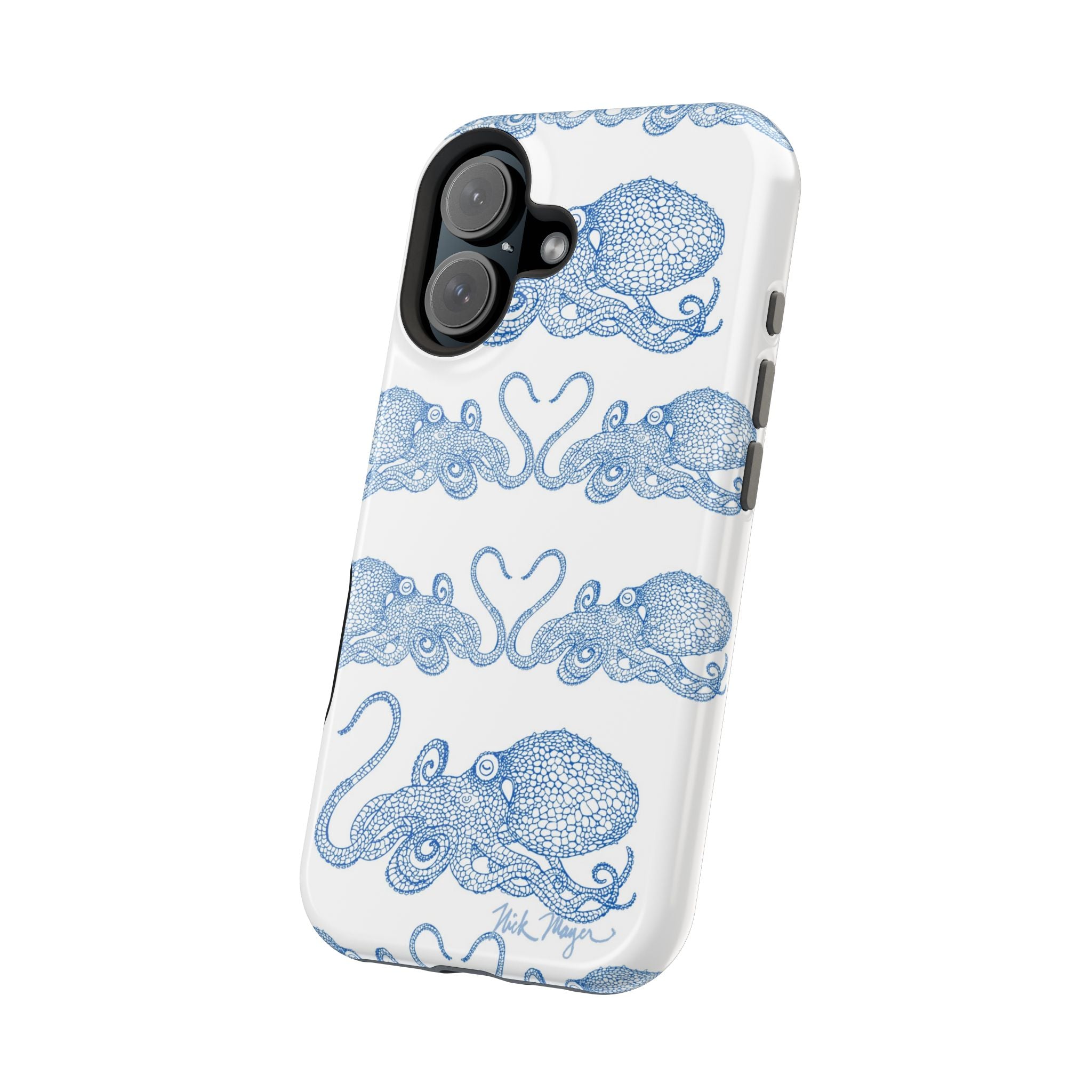 Blue Octopus 1 MagSafe iPhone Case