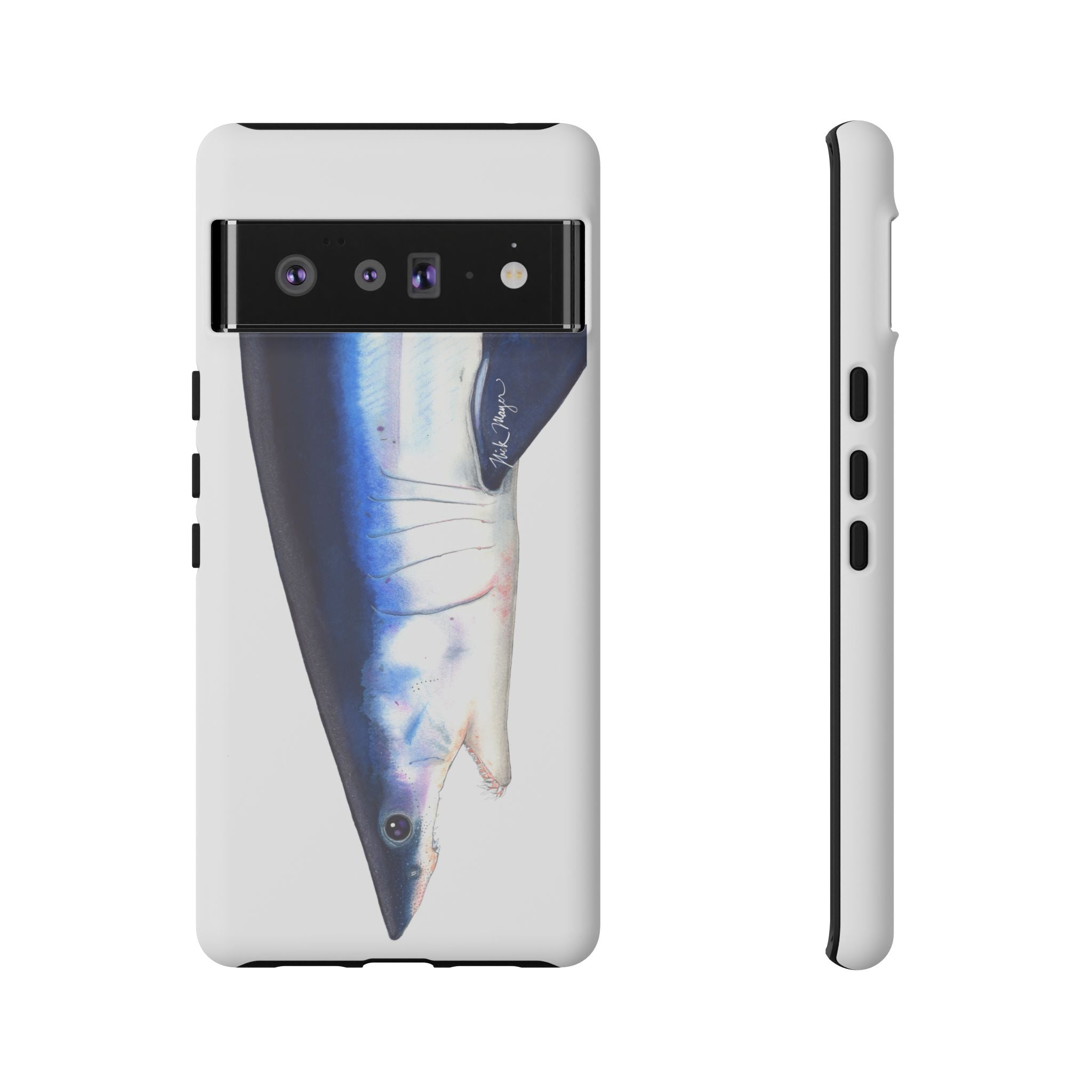 Mako Shark Face White Phone Case (Samsung)