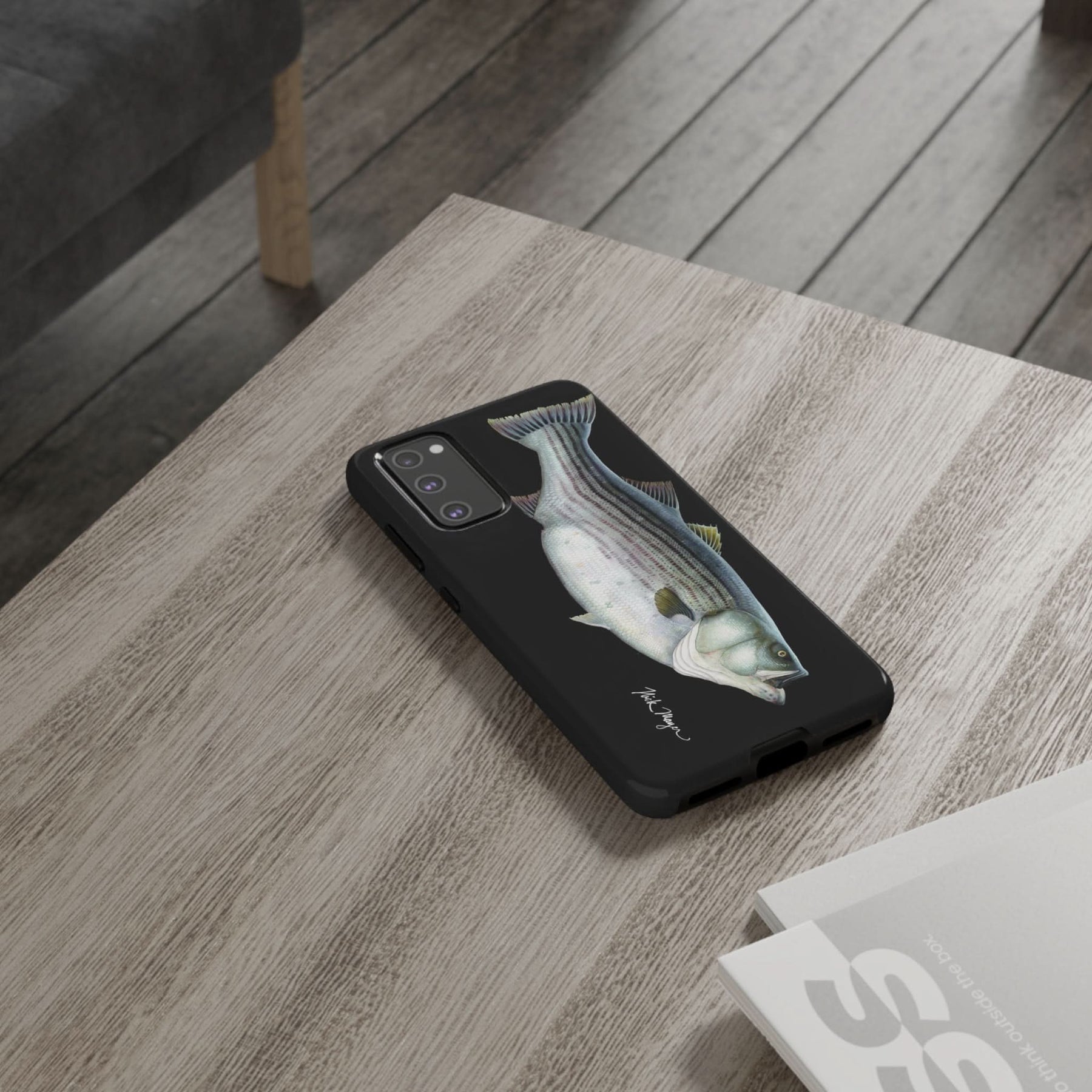 Cow Striper Phone Case (Samsung) - black