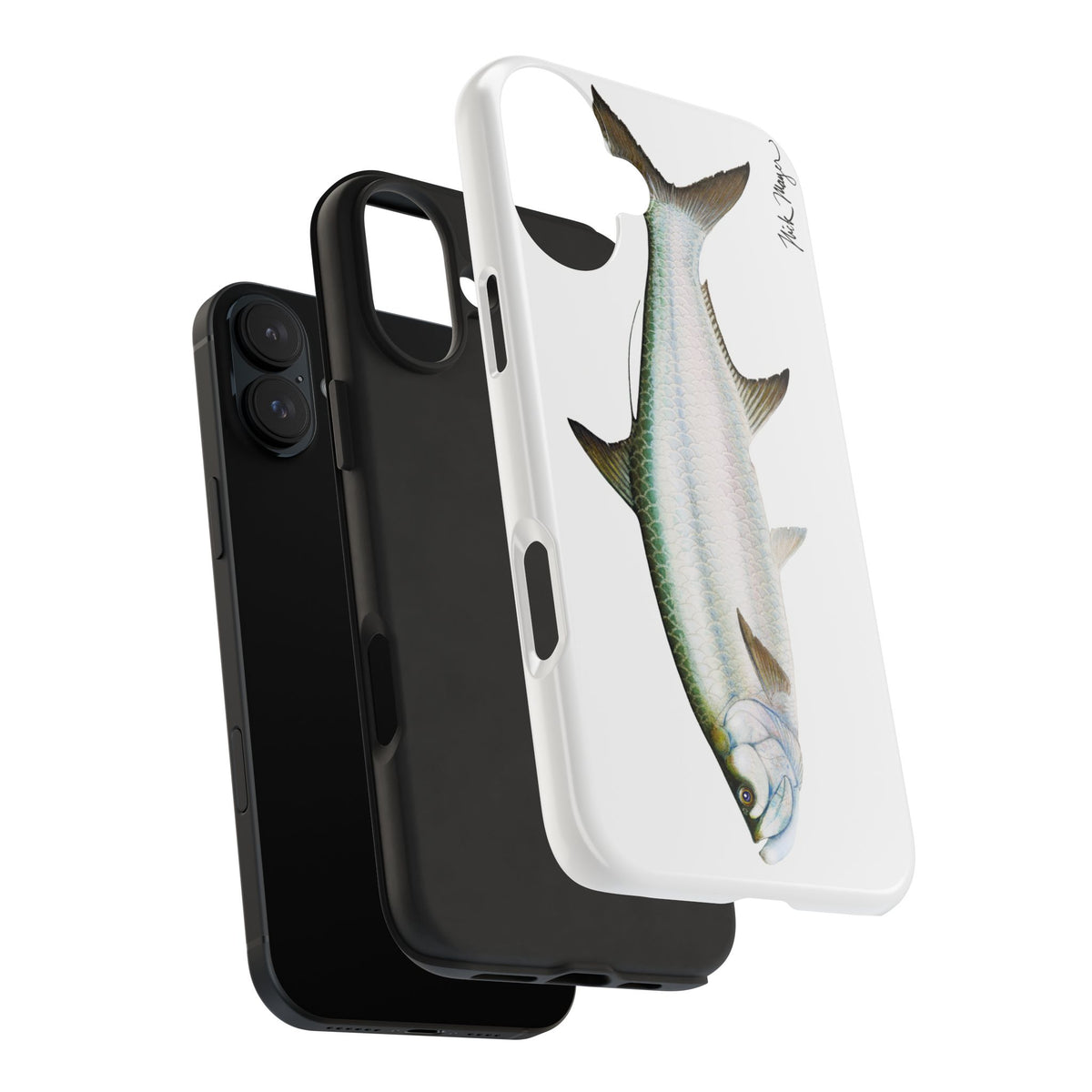 Tarpon White Phone Case (iPhone) Printify