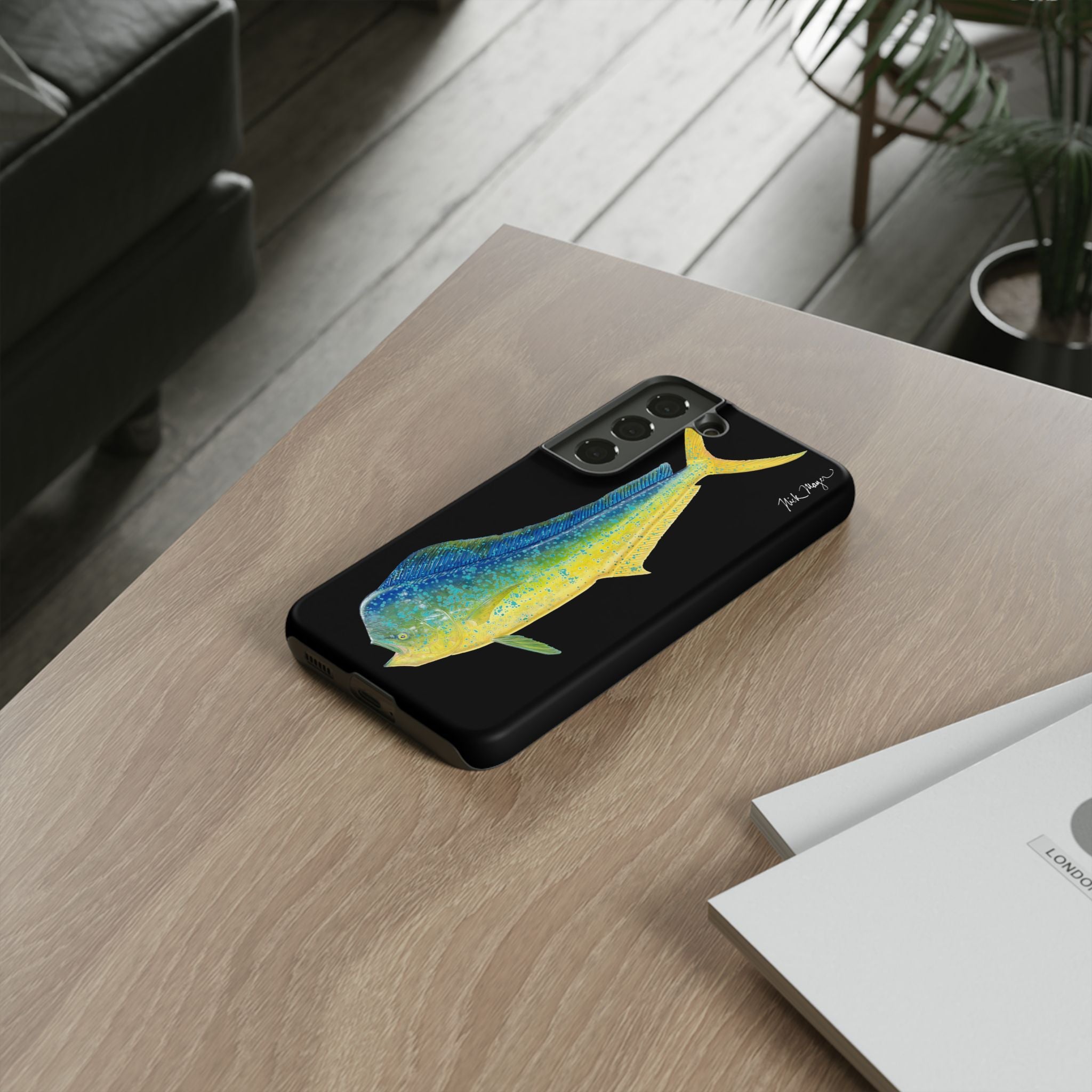 Bull Mahi Black Phone Case (Samsung)